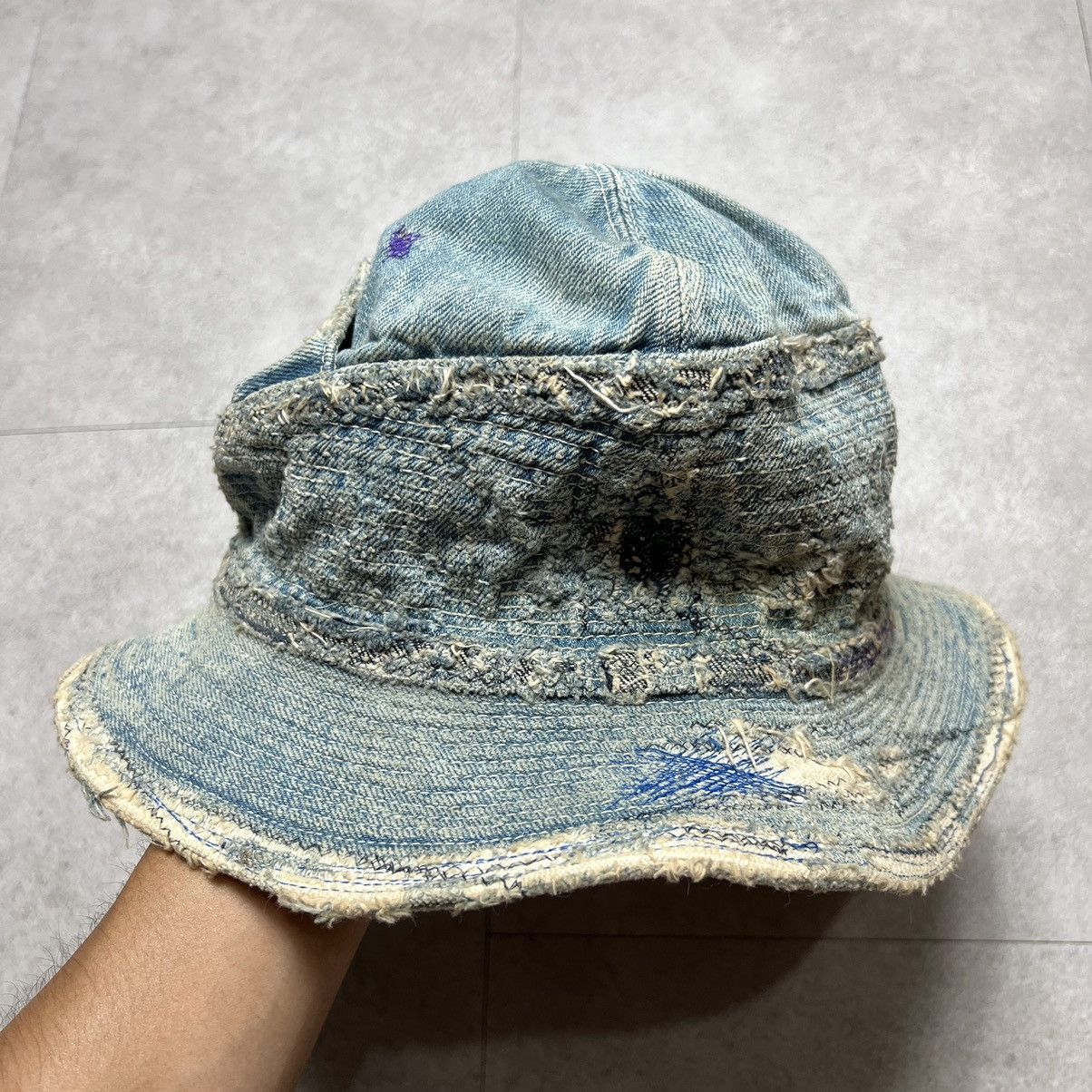 Kapital × Kapital Kountry Kapital BORO Old Man & The Sea Bucket Hat Size ONE SIZE - 2 Thumbnail