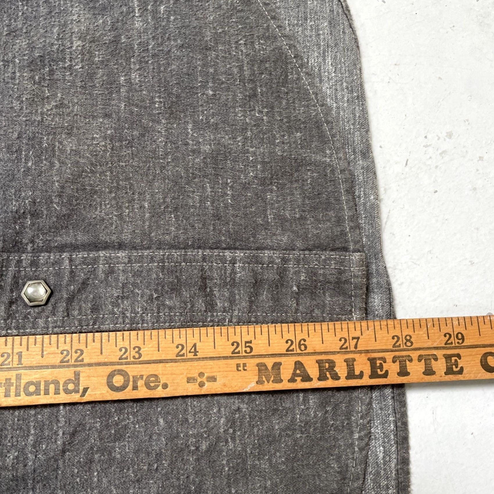 Deluxeware DeLuxeWare Rodeo Western Cotton/Wool Selvedge Snap Button Shirt Made Japan M Size US M / EU 48-50 / 2 - 5 Thumbnail