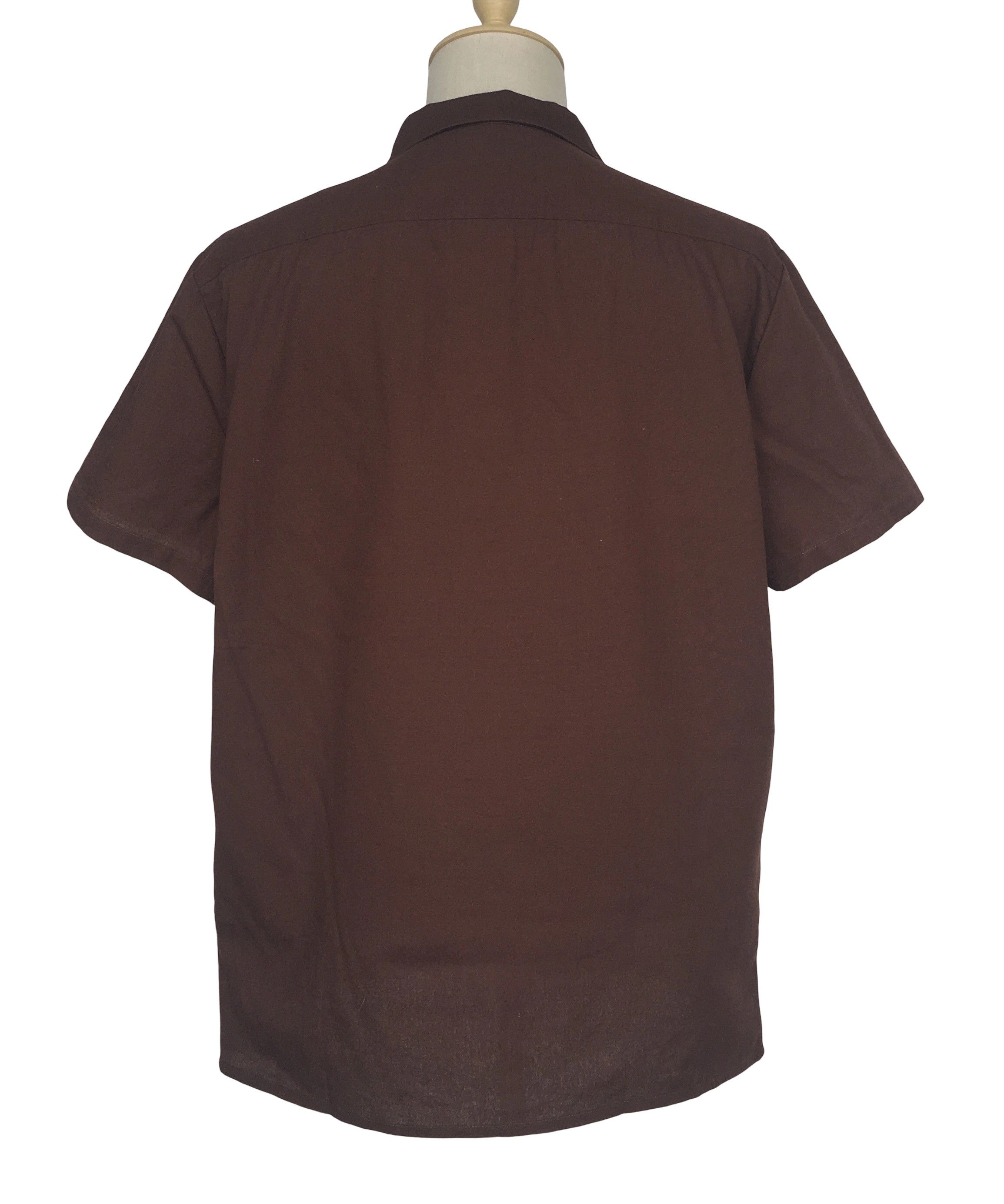 Other Vintage Style Western Shirts Bowling Shirts-brwon Size US XXL / EU 58 / 5 - 3 Thumbnail