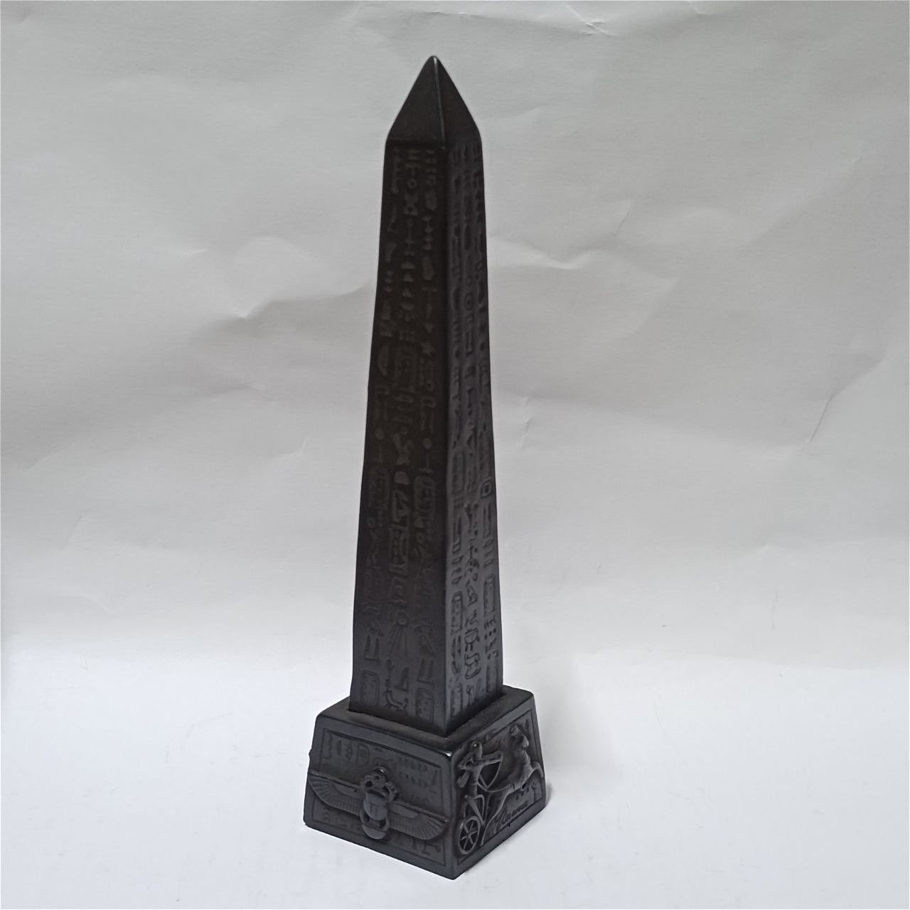 Other Egyptian obelisk with hieroglyphs—pharaonic decor Size ONE SIZE - 7 Thumbnail