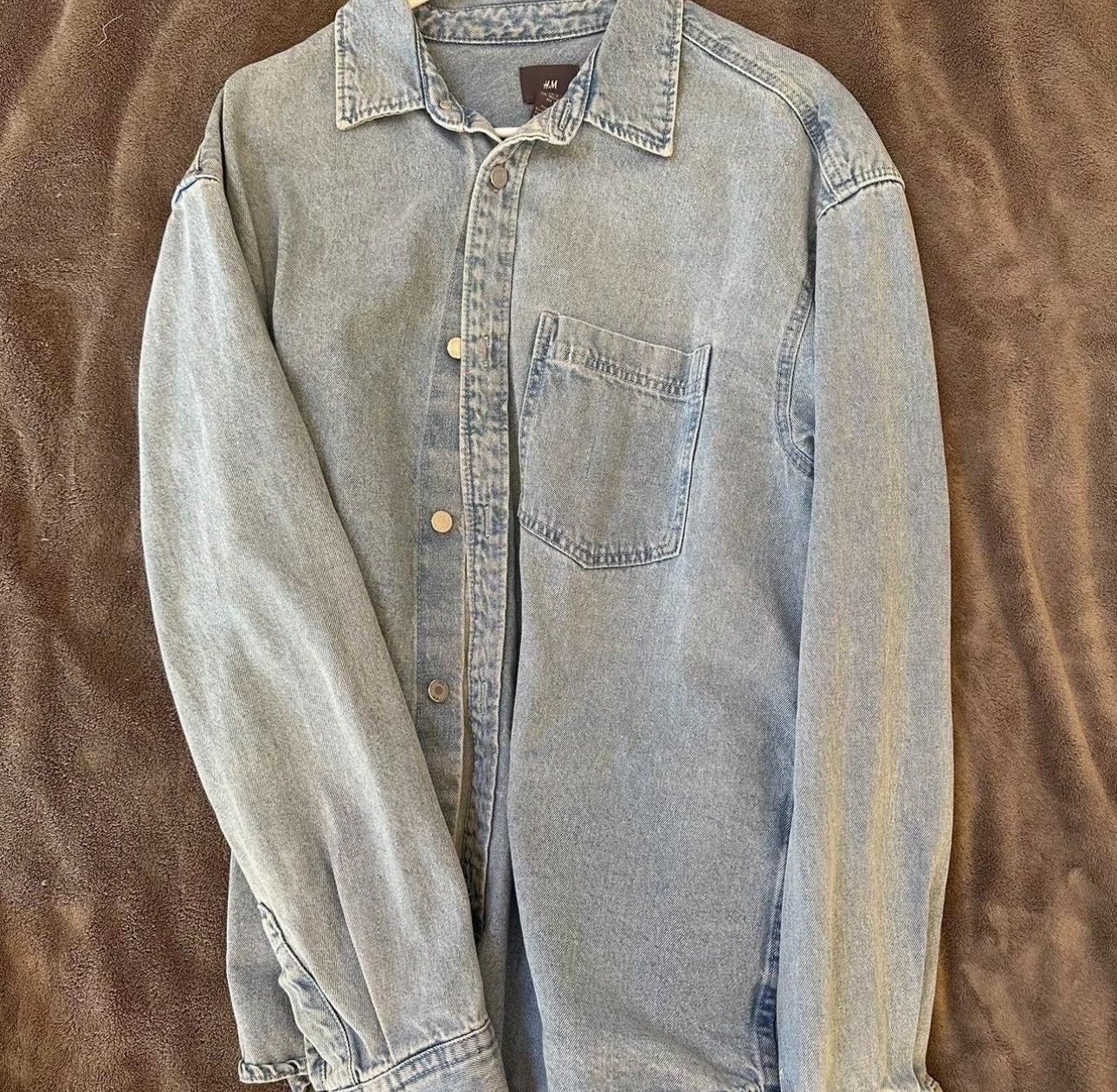 Other Custom denim long sleeve button up jacket Size US L / EU 52-54 / 3 - 1 Thumbnail
