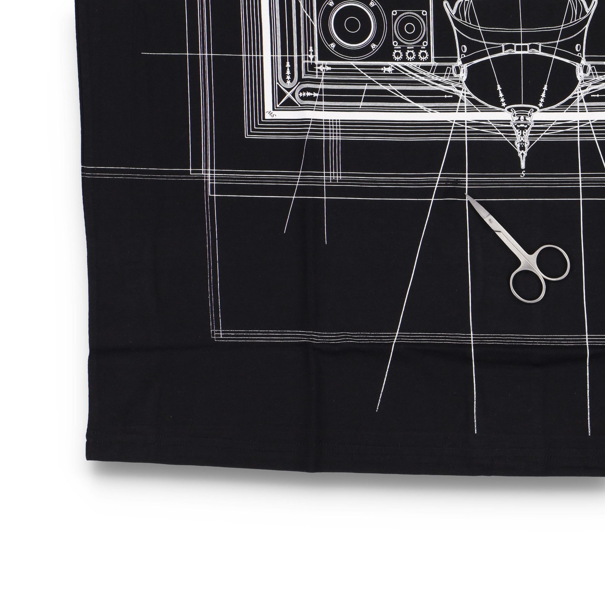 Givenchy Black Techno Map Print Oversized T-Shirt Size US S / EU 44-46 / 1 - 3 Thumbnail