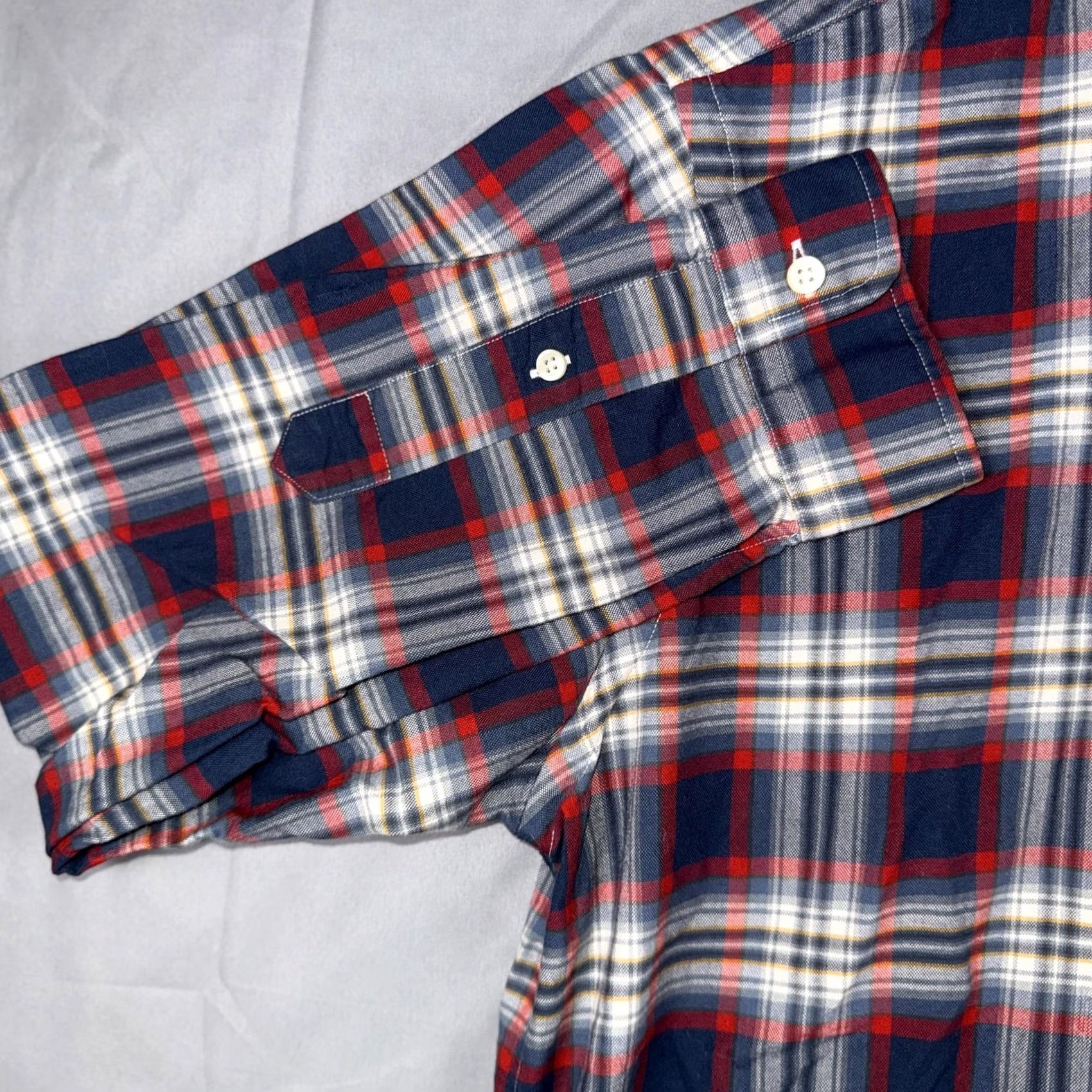 Ralph Lauren Ralph Lauren Shirt Mens M Blue Plaid Cotton Button Front Long Sleeve Casual Size US M / EU 48-50 / 2 - 6 Thumbnail