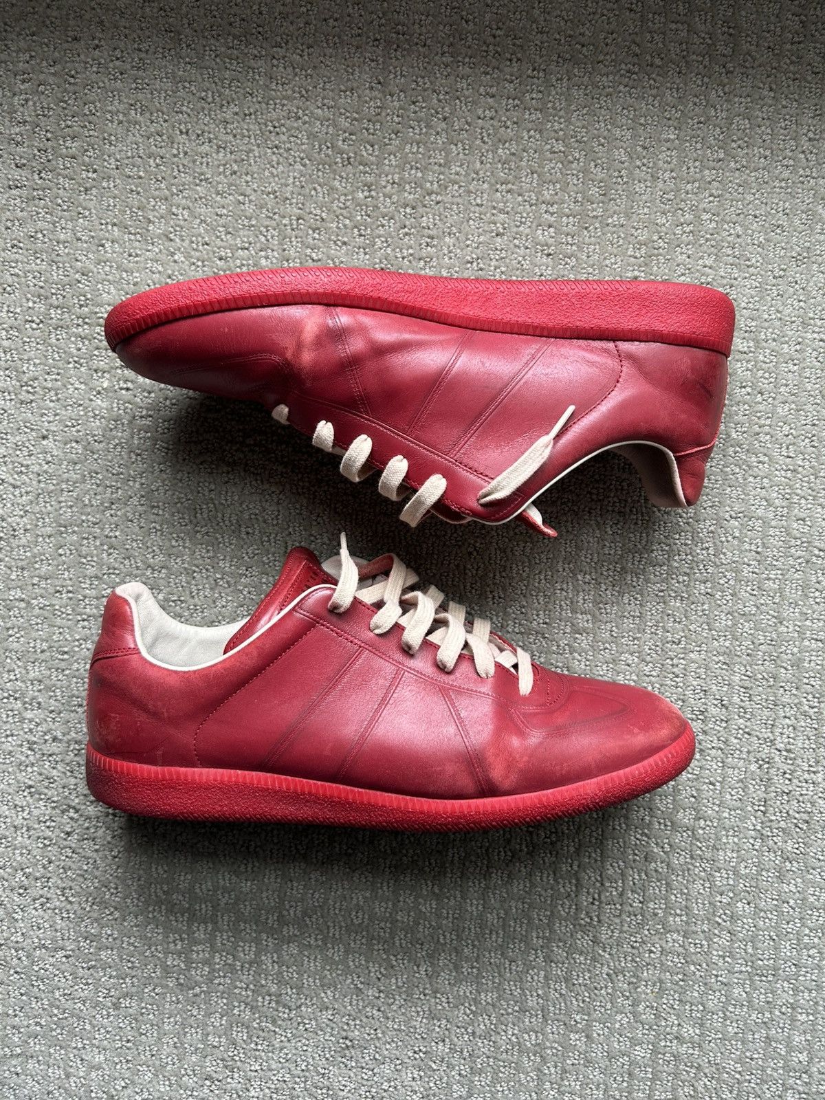 Margiela GAT RARE trompe l’oeIl embossed leather