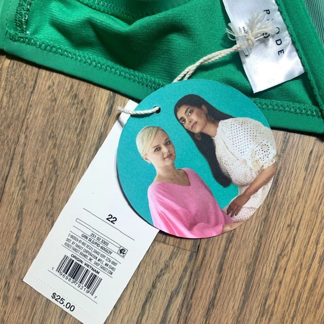 RHODE Rhode x Target Swim Top Cover Up, Plus Size 22, Green, Women, NWT Size 3XL / US 20-22 - 5 Thumbnail