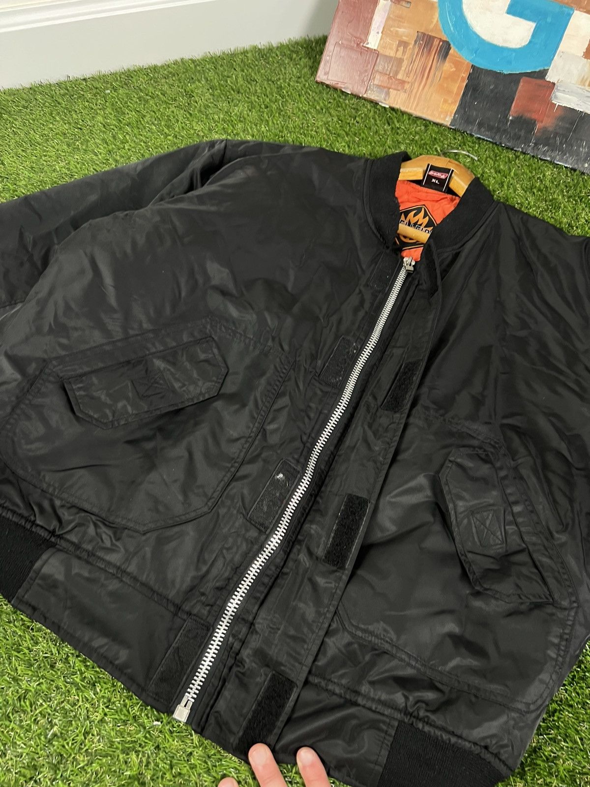 Alpha Industries Vintage MA1 Bomber Jacket Flyer Military Alpha Industries Size US XL / EU 56 / 4 - 7 Thumbnail
