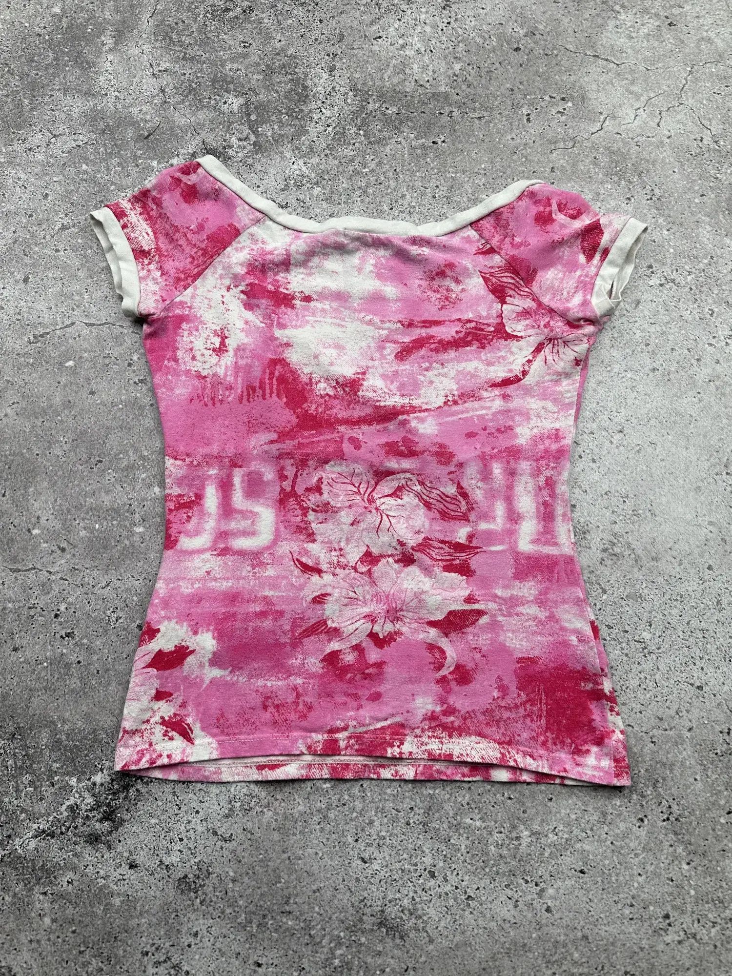 Vintage Vintage Printed Tank Top C299(V461)(E8) Size XS / US 0-2 / IT 36-38 - 2 Thumbnail