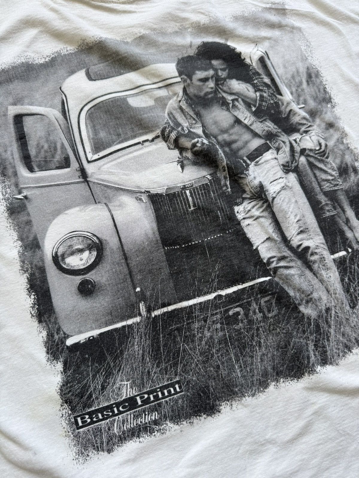 Vintage Vintage 90s American basic print tee Size US L / EU 52-54 / 3 - 2 Thumbnail
