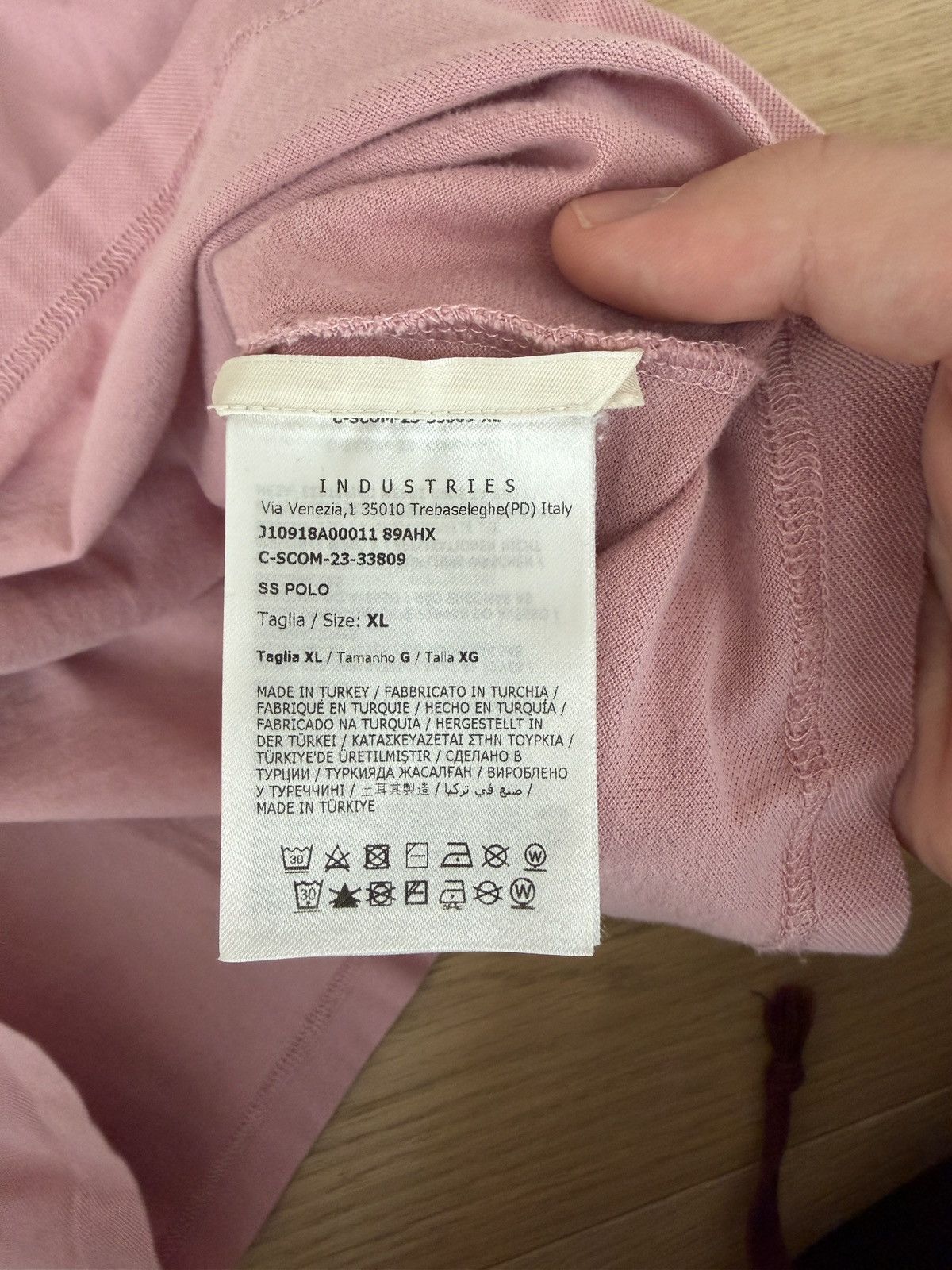 Moncler Moncler Pink Zip Polo Size US XL / EU 56 / 4 - 5 Thumbnail