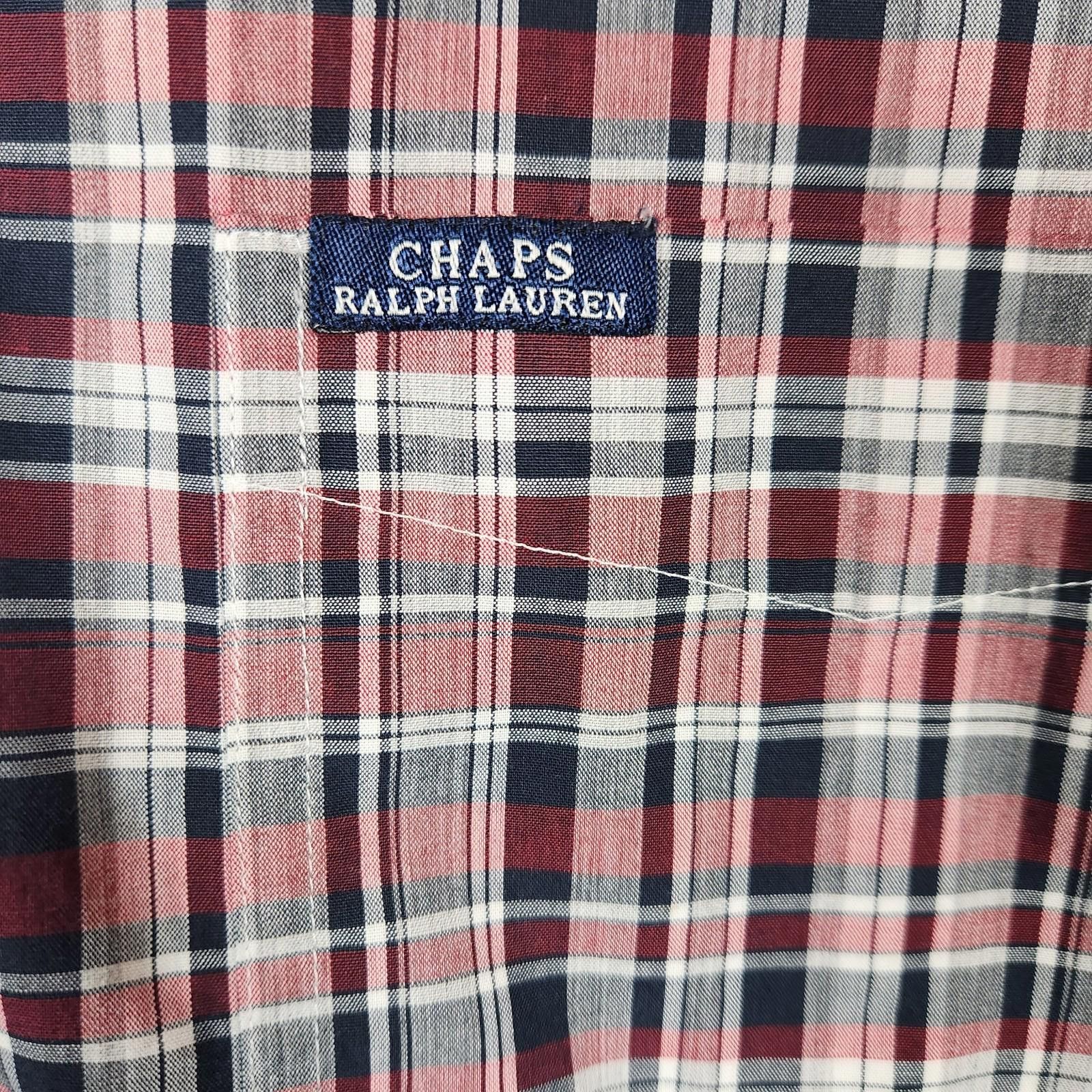 Chaps Chaps Easy Care Plaid Multicolor Shirt Size Large Size US L / EU 52-54 / 3 - 3 Thumbnail