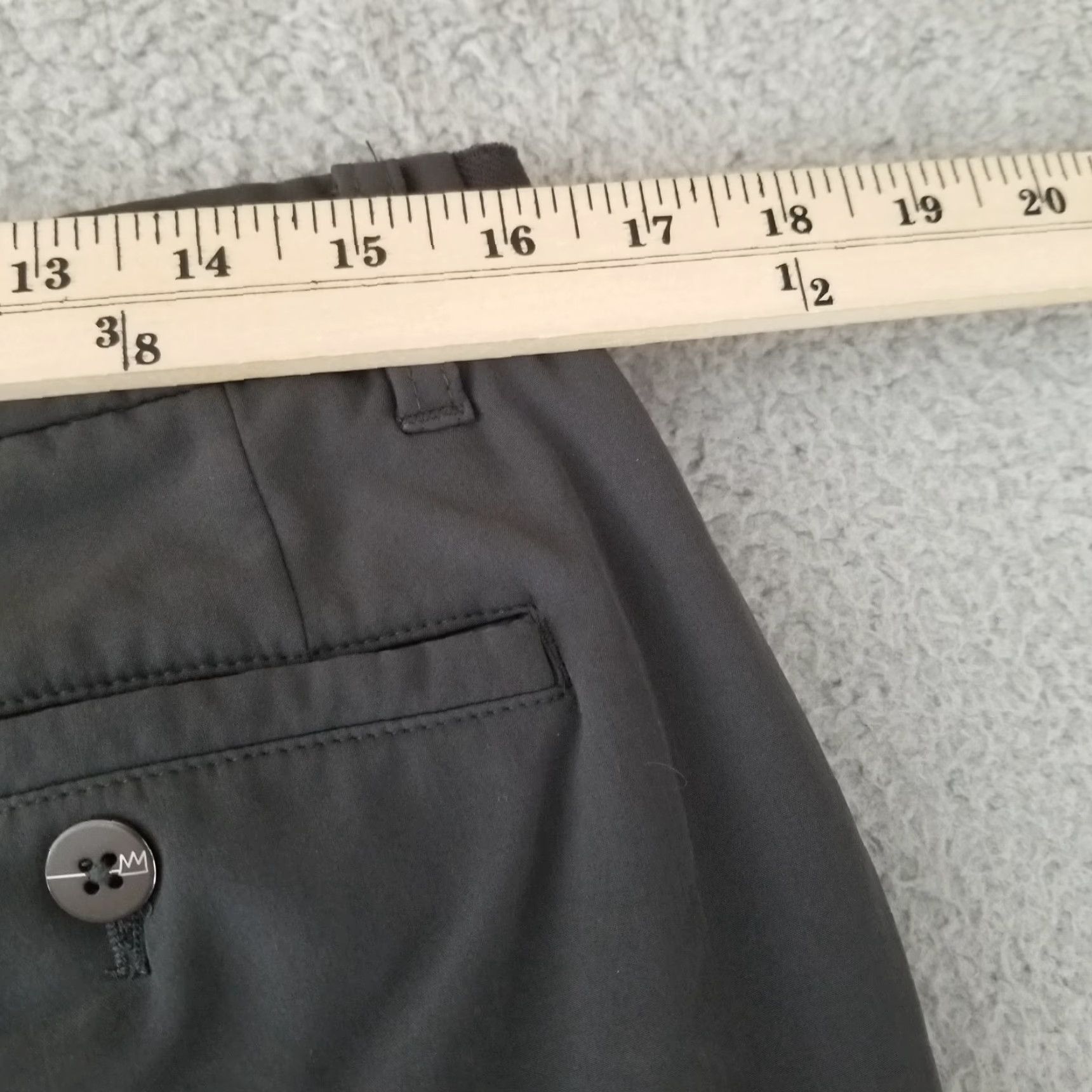 Vintage VINTAGE Jean Michel Basquiat Pants Mens 33x28 Gray Tech Performance Chino Golf Stretch Size US 33 - 7 Thumbnail