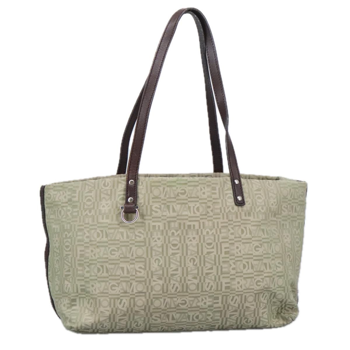 Salvatore Ferragamo Gancini Multicolour Canvas Tote Bag (Pre-Owned) Size ONE SIZE - 1 Thumbnail