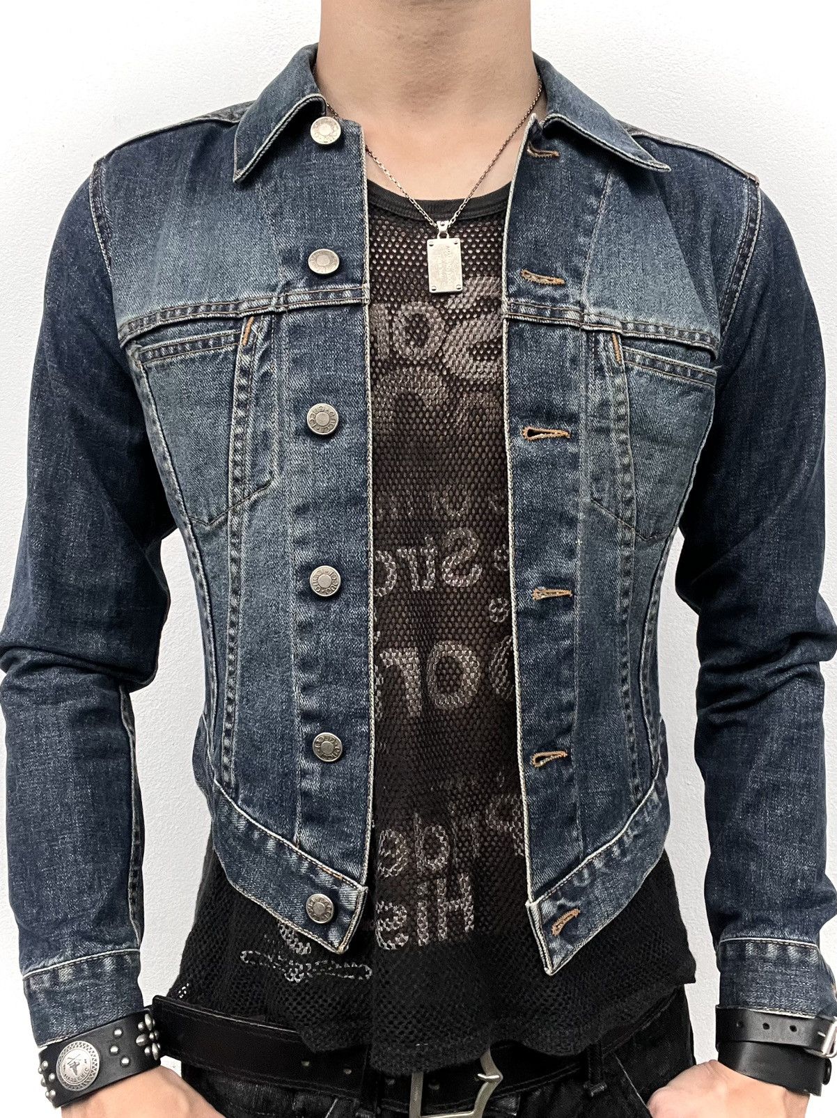 Gucci 2000s Gucci By Tom Ford Denim Jacket Size US S / EU 44-46 / 1 - 2 Thumbnail