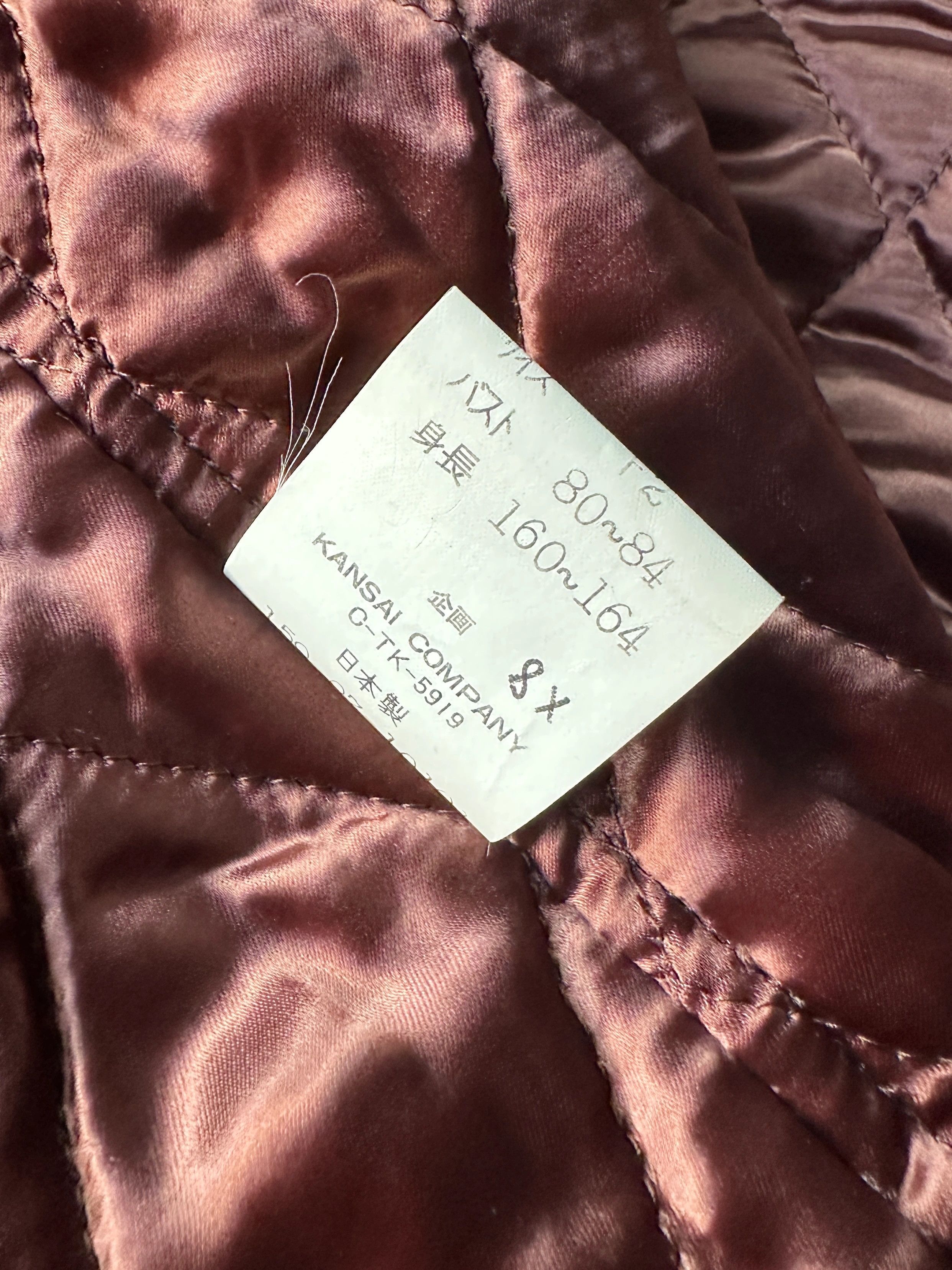 Kansai Yamamoto KANSAI YAMAMOTO 1990s OVERSIZED QUILTED COAT WITH FUR COLLAR Size M / US 6-8 / IT 42-44 - 14 Thumbnail