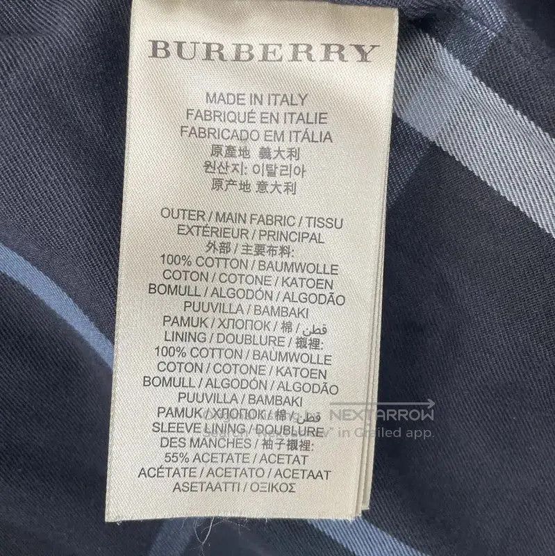 Burberry Burberry Men's Blue Trench Coat Size S. Size US S / EU 44-46 / 1 - 4 Thumbnail