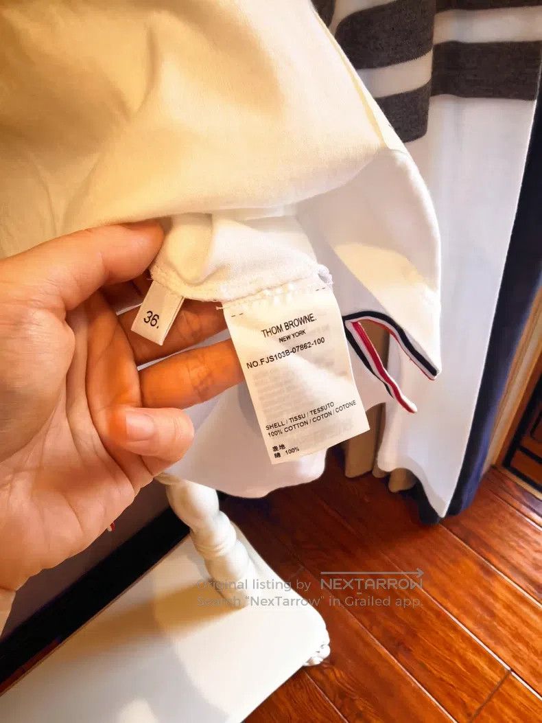 Thom Browne Thom Browne White long-sleeve Size XS / US 0-2 / IT 36-38 - 7 Thumbnail