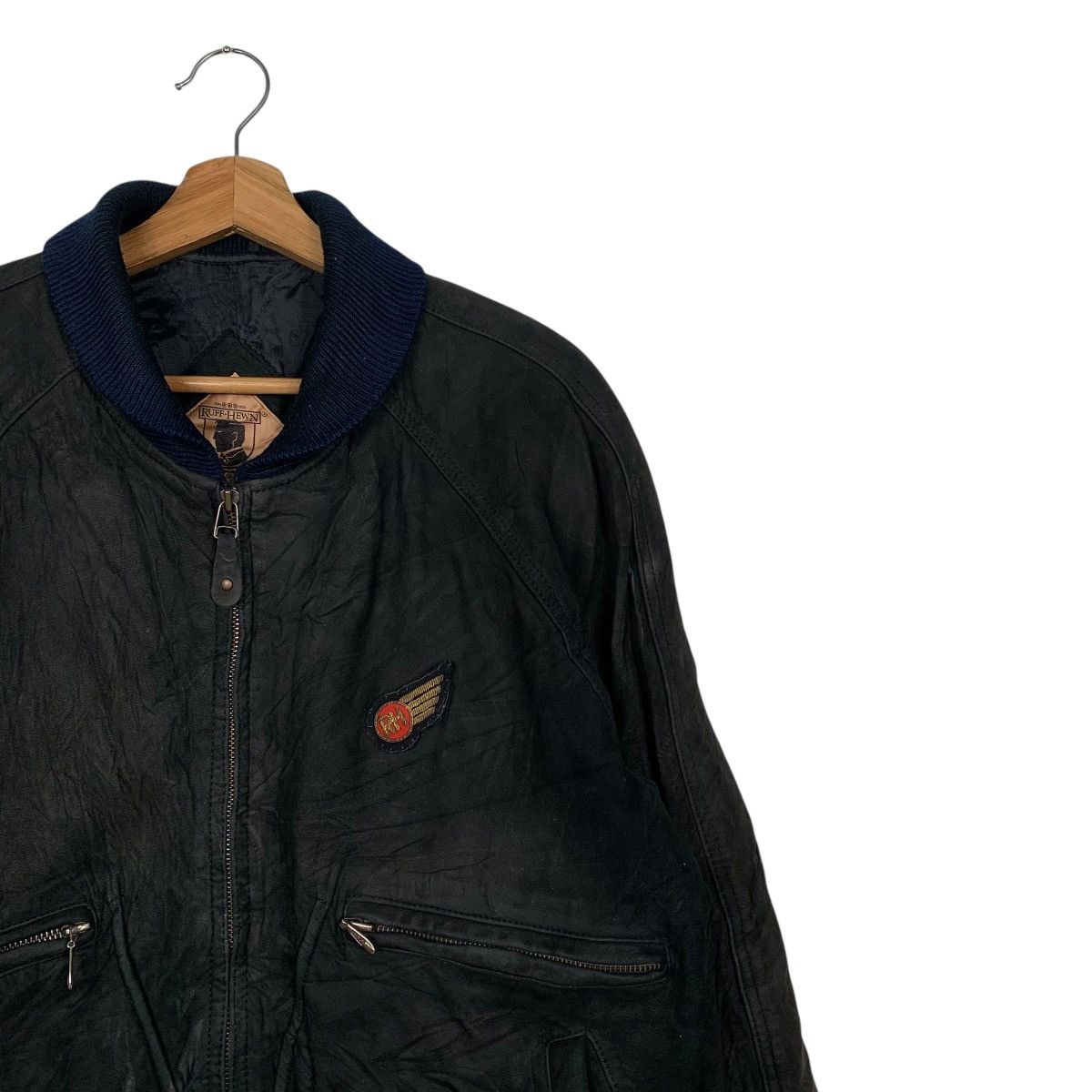 Other Ruff Hewn Military Leather Jacket Size US M / EU 48-50 / 2 - 5 Thumbnail