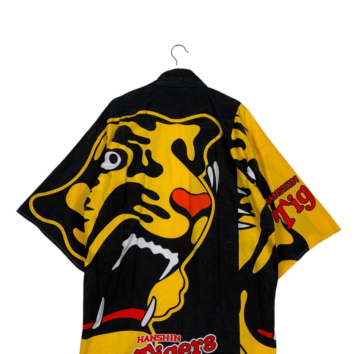 Japanese Brand HANSHIN TIGERS Baseball Modern Kimono Jacket #1732-C77 Size US L / EU 52-54 / 3 - 8 Thumbnail