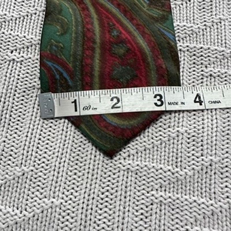 Vintage Vintage Young Robbins green paisley silk tie Size ONE SIZE - 6 Thumbnail