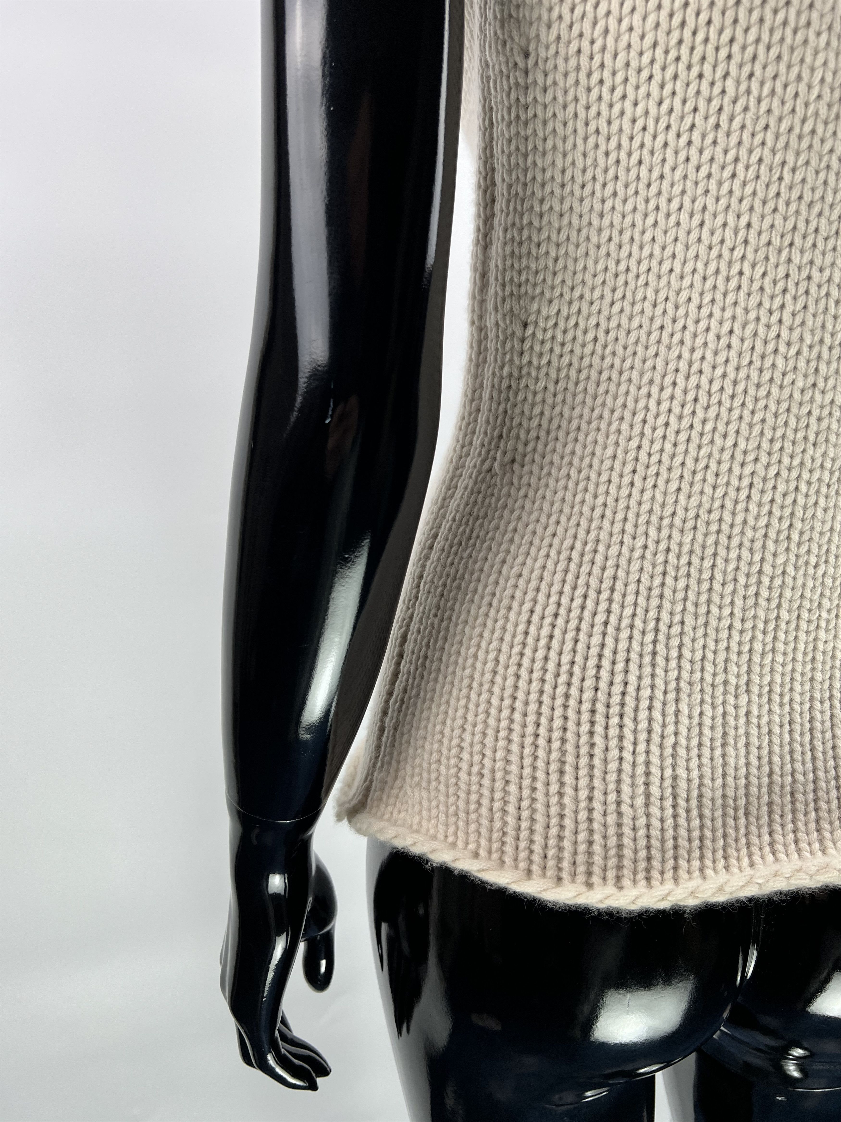 Other 81 Hours Women’s Ivory 100% Cashmere Cable Knit Vest Size S Size S / US 4 / IT 40 - 7 Thumbnail