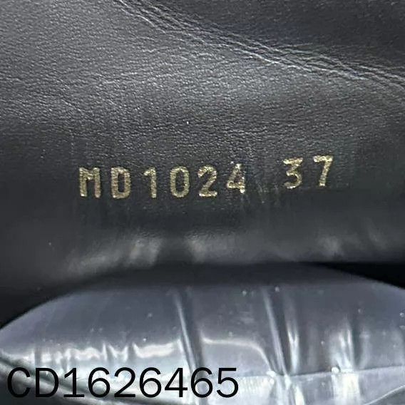 Dior Dior 25 New Women's Knee-High Metal Logo Boots 37 Size US 6.5 / IT 36.5 - 7 Thumbnail