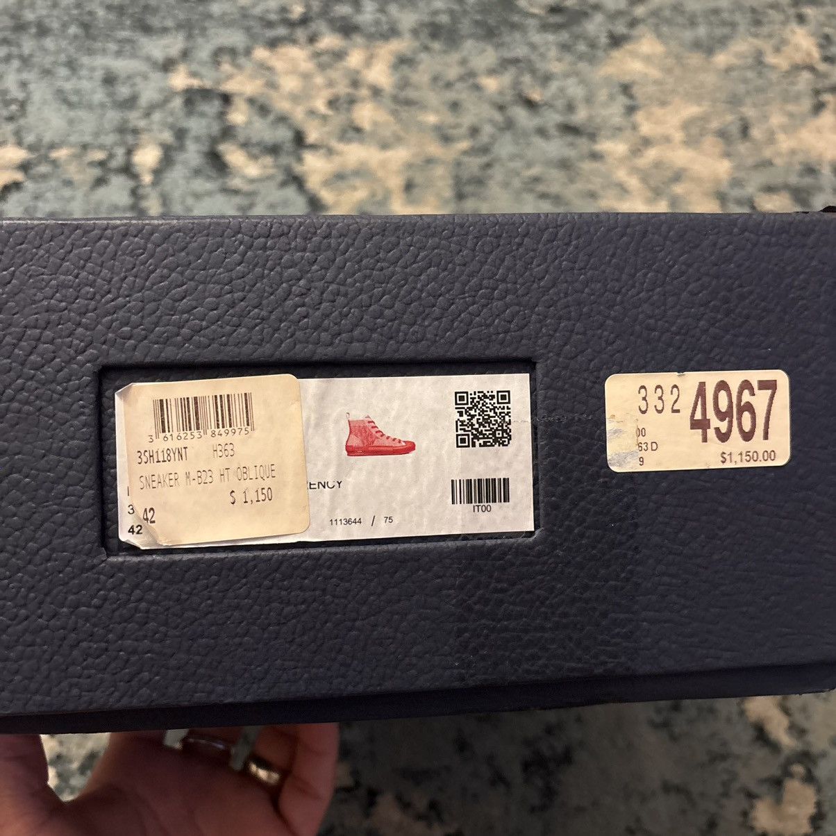 Dior Dior B23 Red Oblique High Top Sneaker Size 42 9US Brand New Size US 9 / EU 42 - 7 Thumbnail