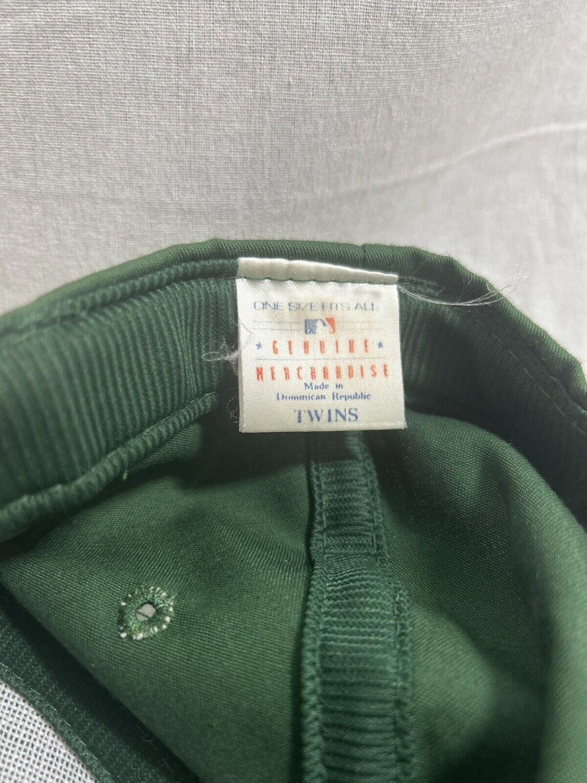 Designer Vintage 1990's Oakland Athletics Twins Snapback Hat Size ONE SIZE - 2 Thumbnail