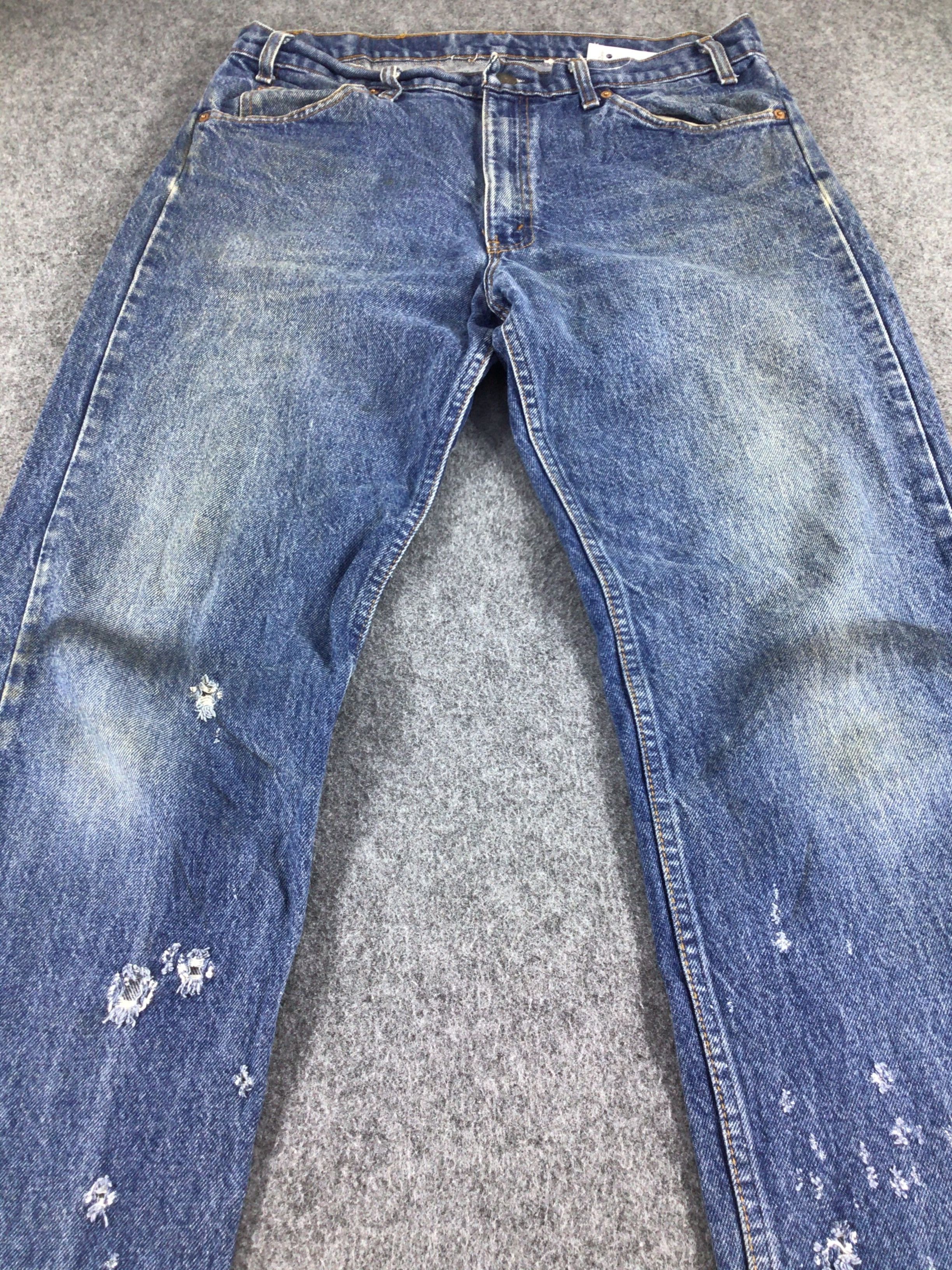 Levi's 80s Vintage Levis Jeans Faded Blue Denim -J411 Size US 36 / EU 52 - 3 Thumbnail