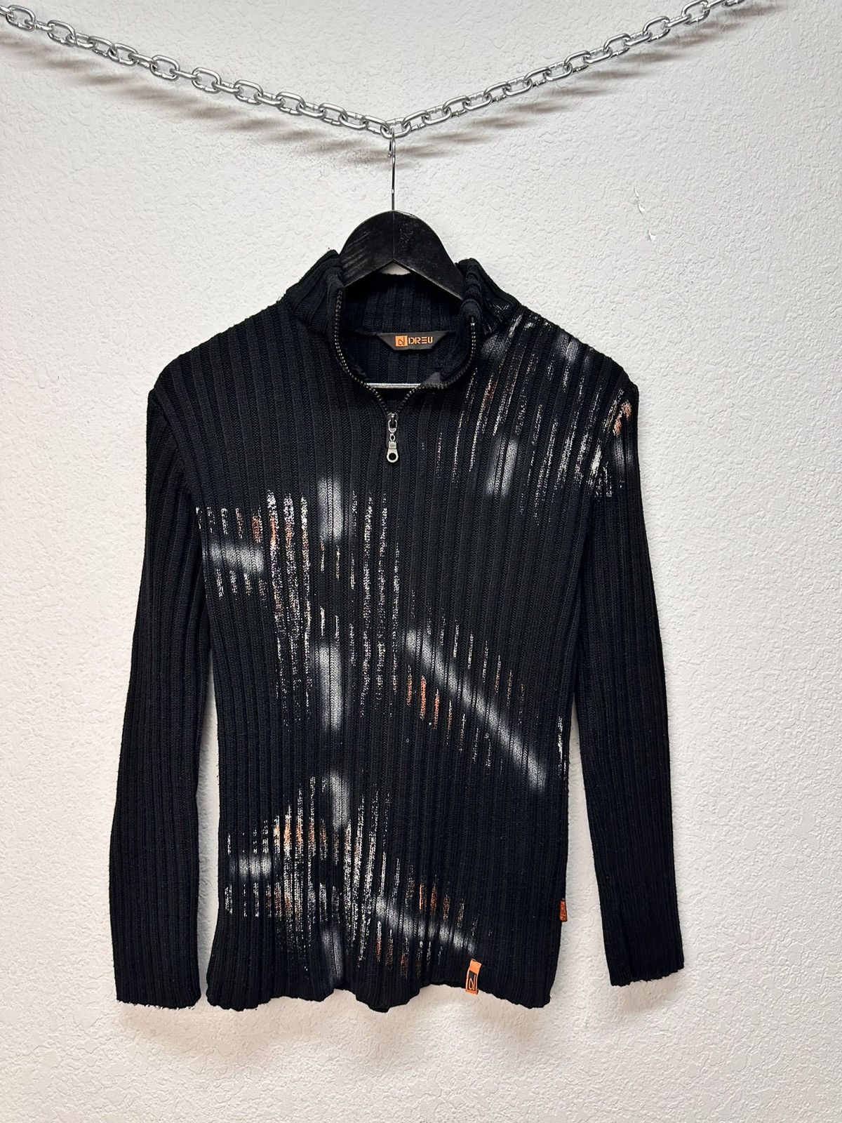 Diesel Y2k Gothic Avatngarde Sweater Distressed Margiela Japanese Size US M / EU 48-50 / 2 - 2 Thumbnail