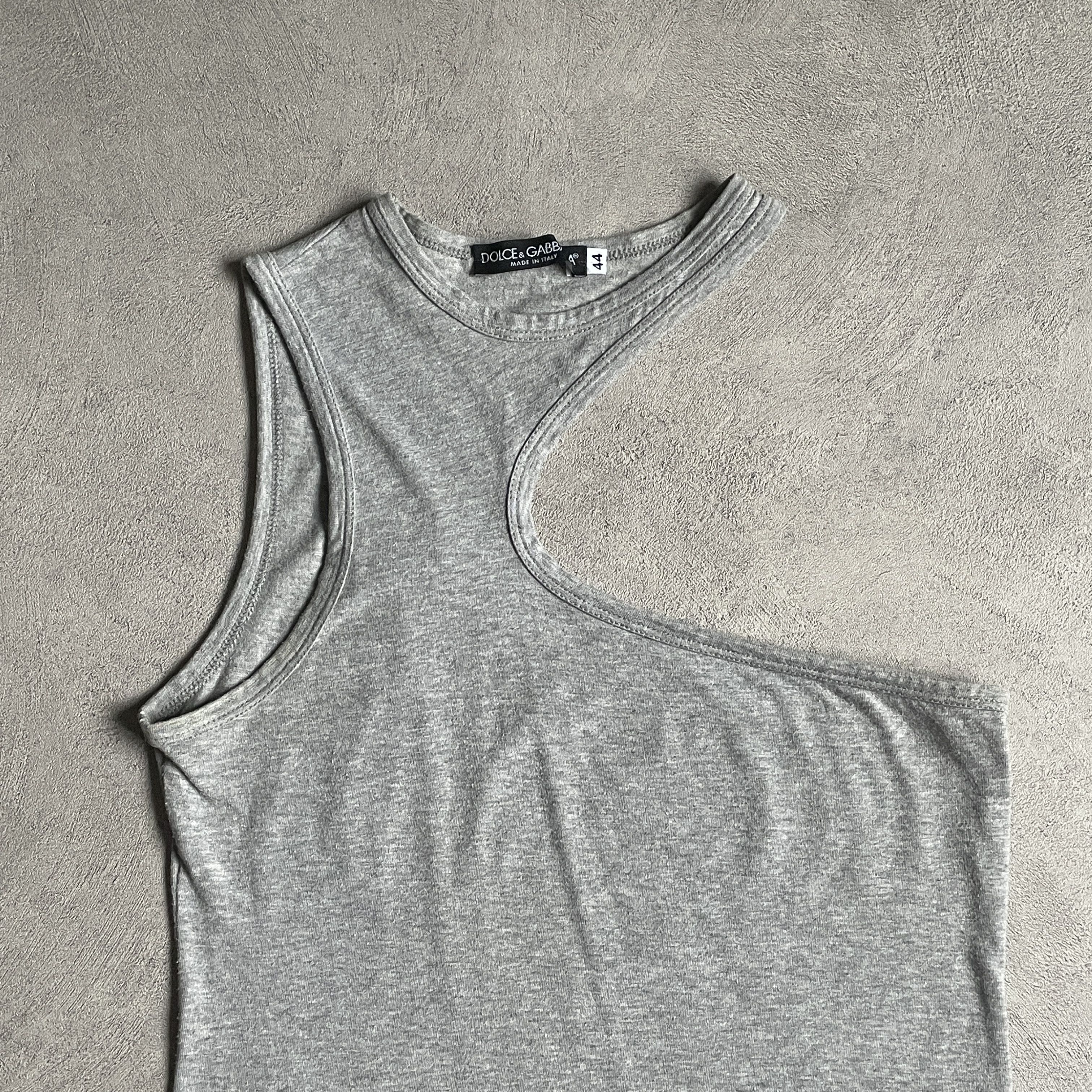 Dolce & Gabbana Dolce & Gabbana SS 2003 asymettrical tank top Size M / US 6-8 / IT 42-44 - 7 Thumbnail
