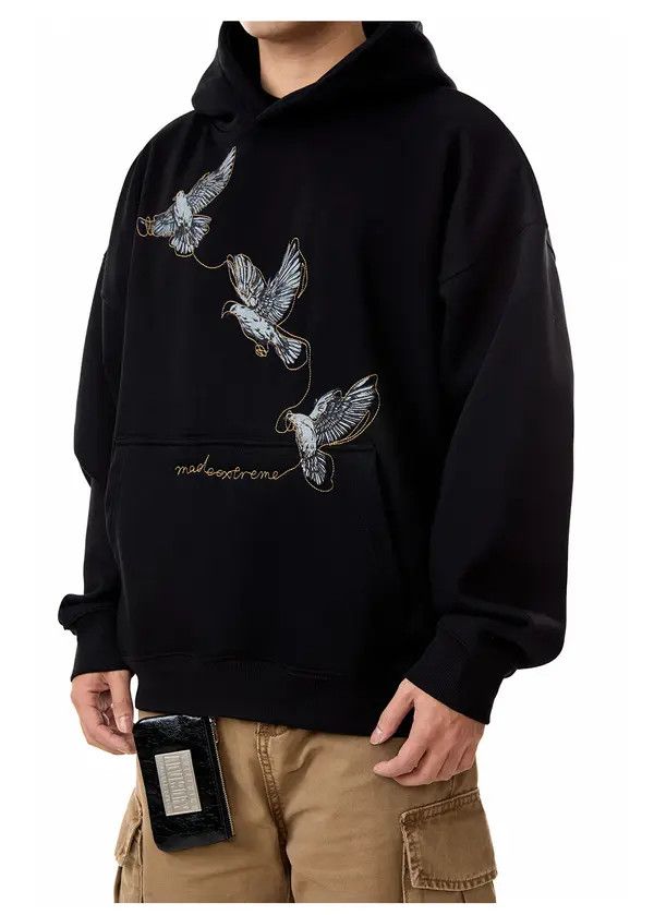 Vintage Kawase x Kamon EAGLE Embroidered Graphic Pullover Hoodie Size US M / EU 48-50 / 2 - 6 Thumbnail
