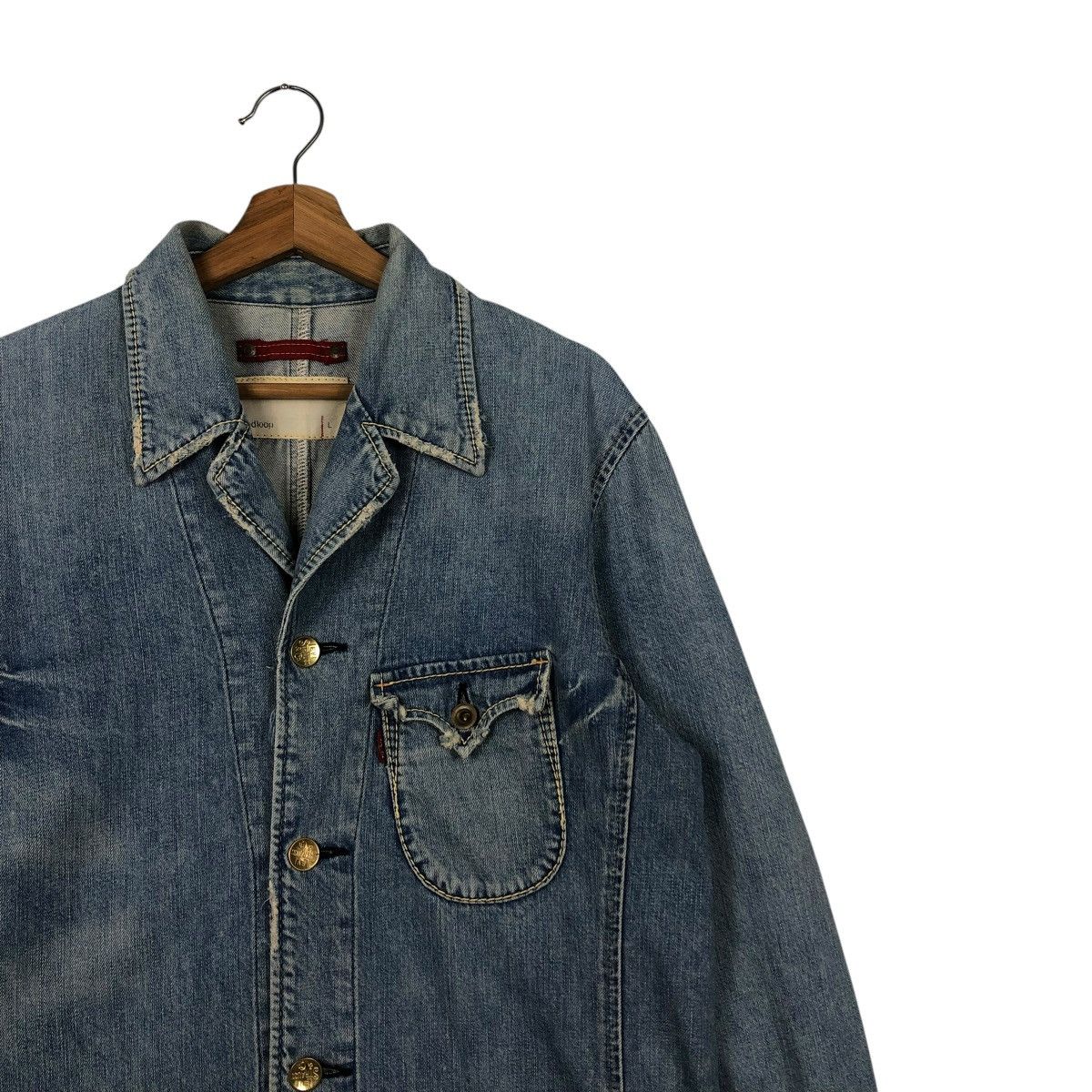 Levi's 🔥VINTAGE CHORE WORKER DENIM JACKET LEVI’S REDLOOP Size US L / EU 52-54 / 3 - 8 Thumbnail