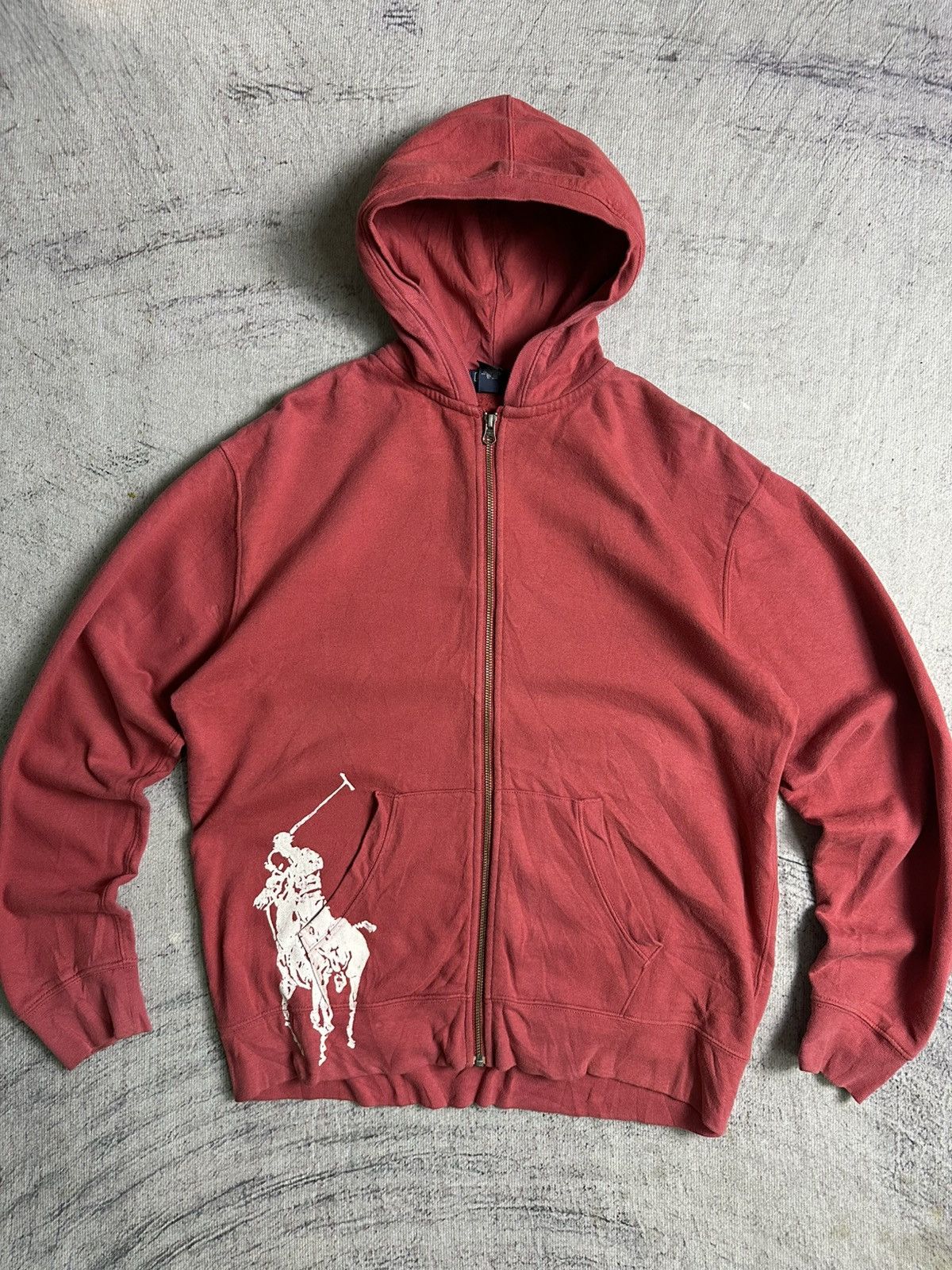 Polo Ralph Lauren × Vintage Vintage Polo Ralph Lauren Rare Logo Zipper Hoodie Size US M / EU 48-50 / 2 - 1 Thumbnail