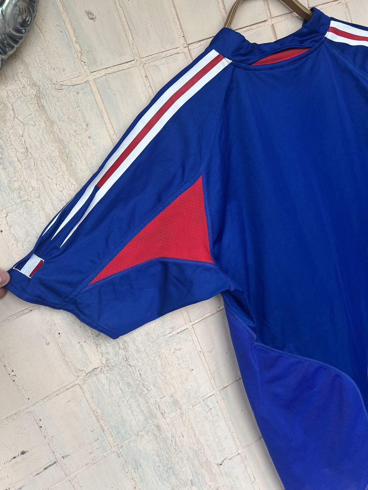 Adidas Vintage Adidas 2003 F.F.F French National Soccer Jersey Size US M / EU 48-50 / 2 - 18 Thumbnail