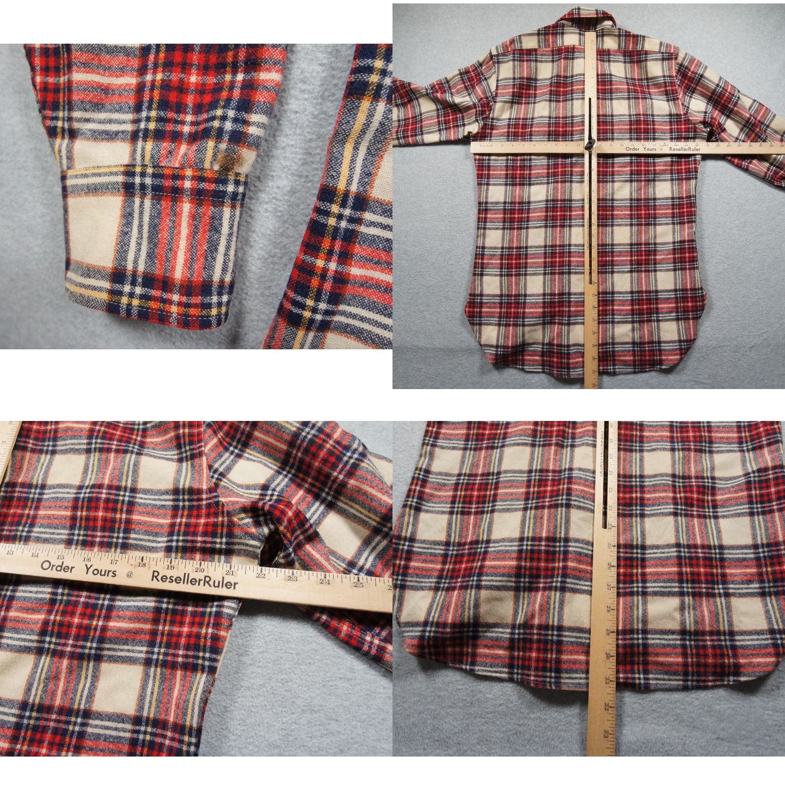 Pendleton VINTAGE Pendleton Shirt Button-Up Wool Flannel Mens Medium Red Plaid Outdoors Size US M / EU 48-50 / 2 - 9 Thumbnail