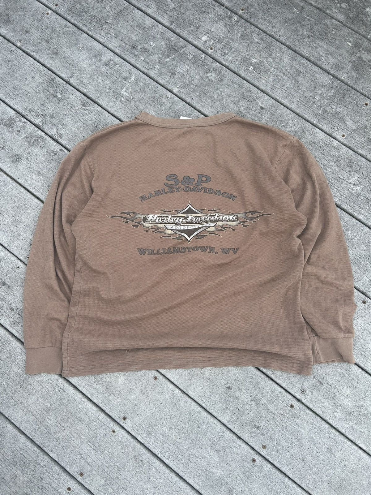 Harley Davidson × Vintage Vintage Harley Davidson shirt Size US L / EU 52-54 / 3 - 1 Thumbnail