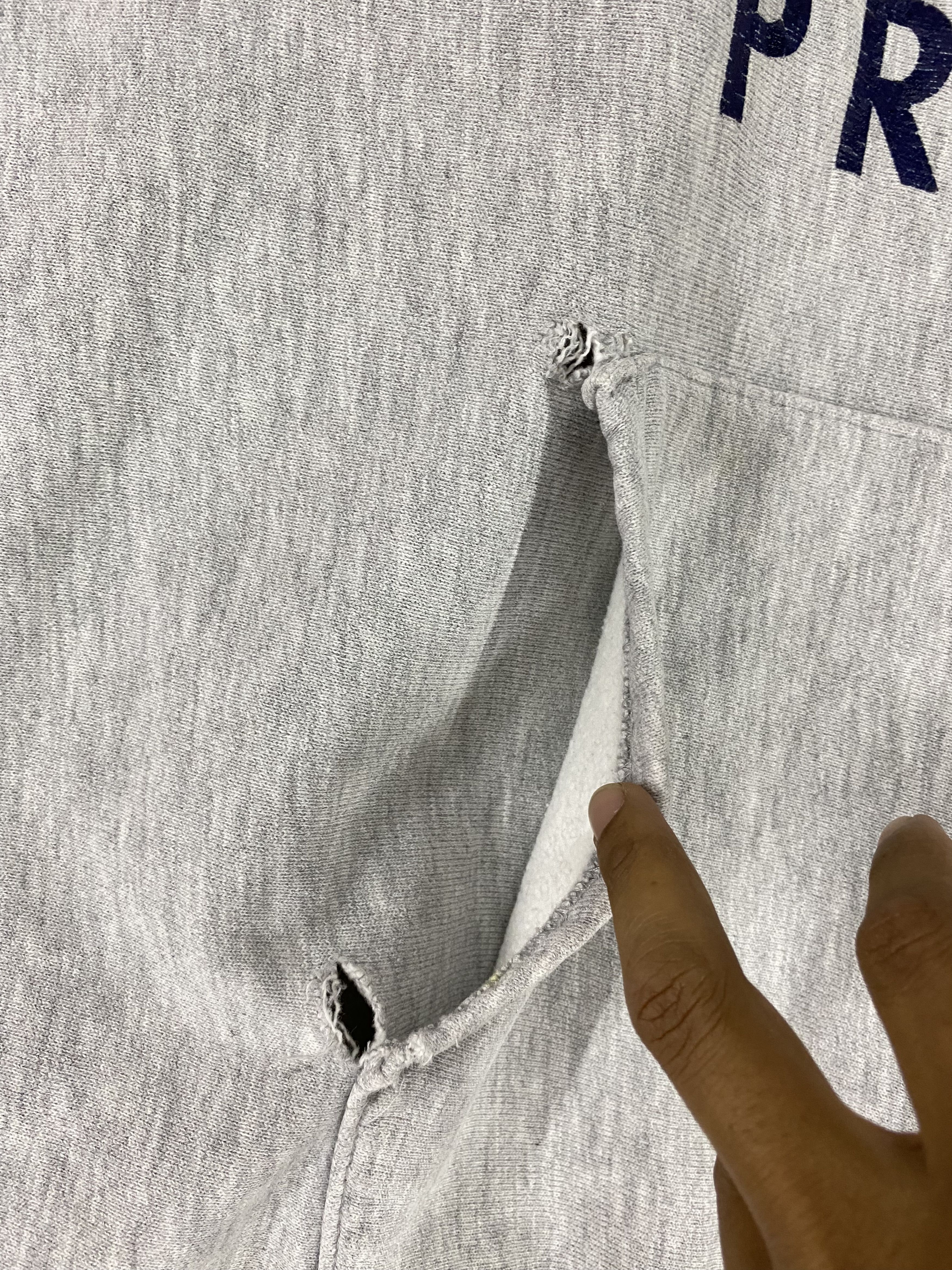 Champion × Vintage 90s Champion Reverse Weave Navy Prep NAPS hoodies sweatshirt Size US L / EU 52-54 / 3 - 7 Thumbnail