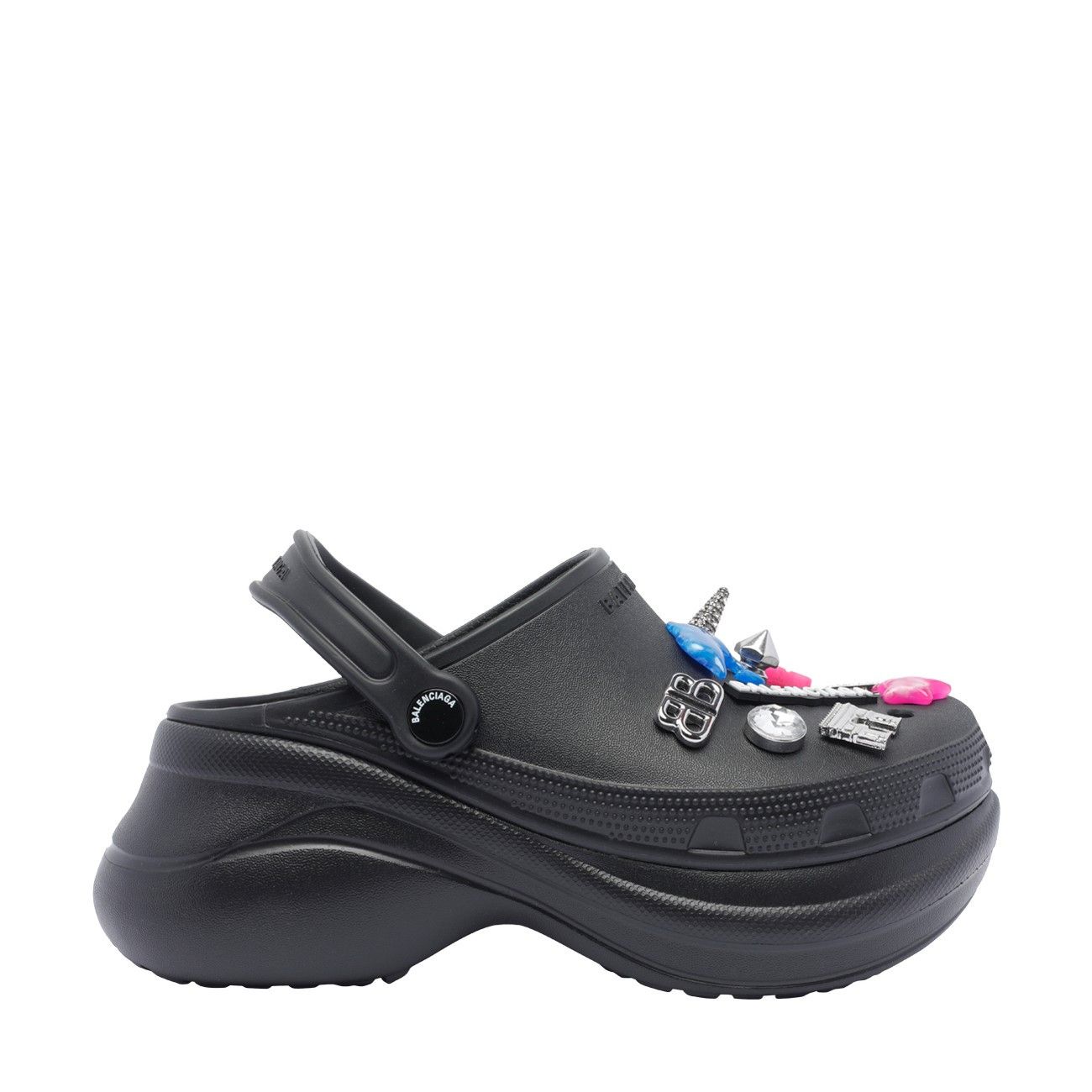 Balenciaga JIBBITZ CROCS SABOT Size US 8 / IT 38 - 1 Thumbnail