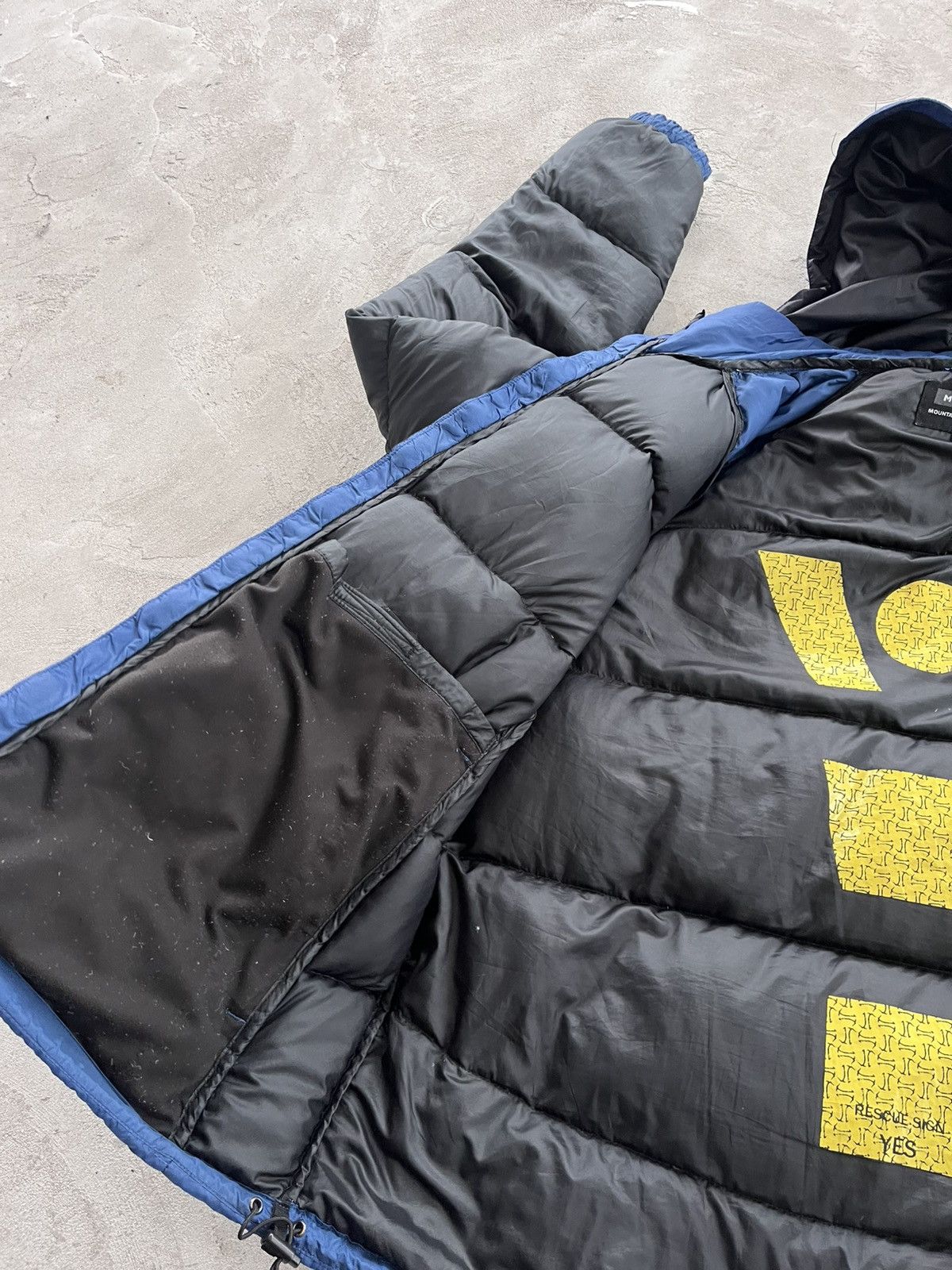 The North Face Vintage Millet Blue Black Outdoor Down Jacket Avantgarde Size US XL / EU 56 / 4 - 23 Thumbnail
