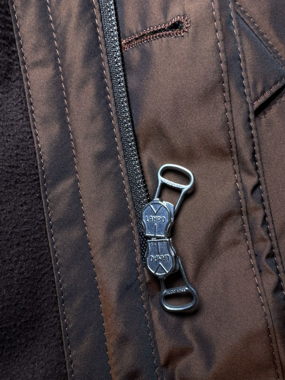 Hugo Boss Hugo Boss OBalt Brown Hooded Nylon Parka Coat Rare Luxury Size US XL / EU 56 / 4 - 17 Thumbnail