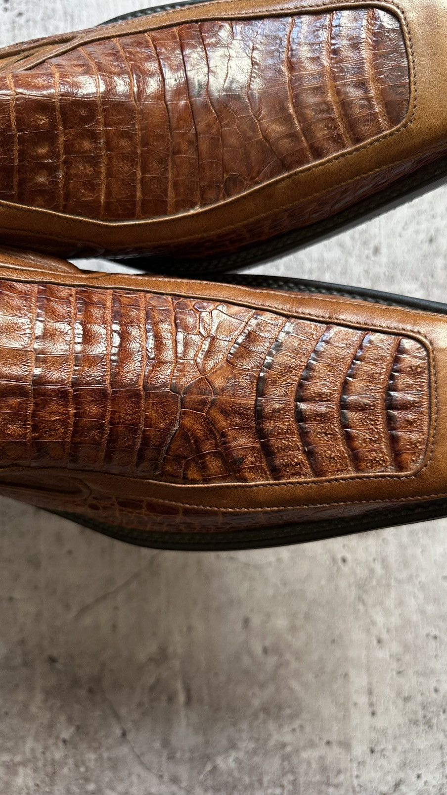 J.M. Weston J.M. Weston Very Rare Vintage Alligator Leather Formal Shoes Size US 8 / EU 41 - 5 Thumbnail