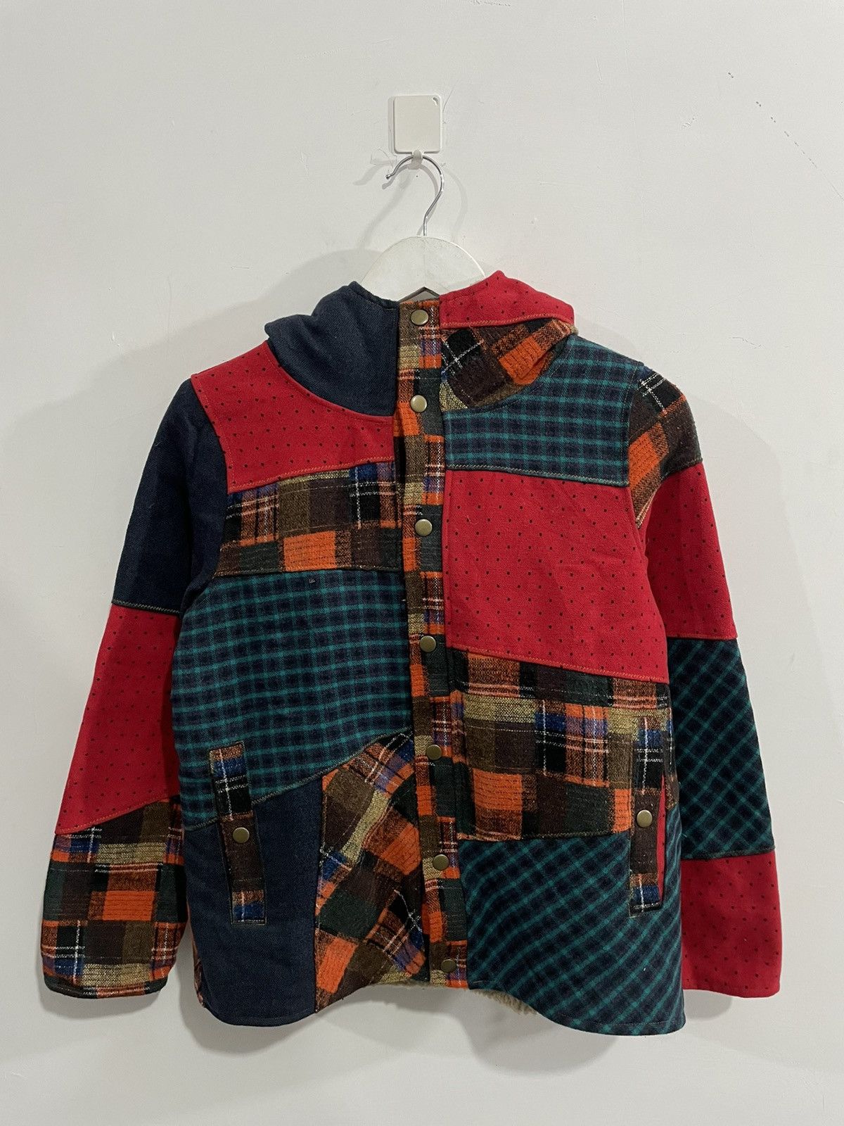 Kapital 2000s cube sugar patchwork wool Jacket Kapital style Size US M / EU 48-50 / 2 - 1 Thumbnail