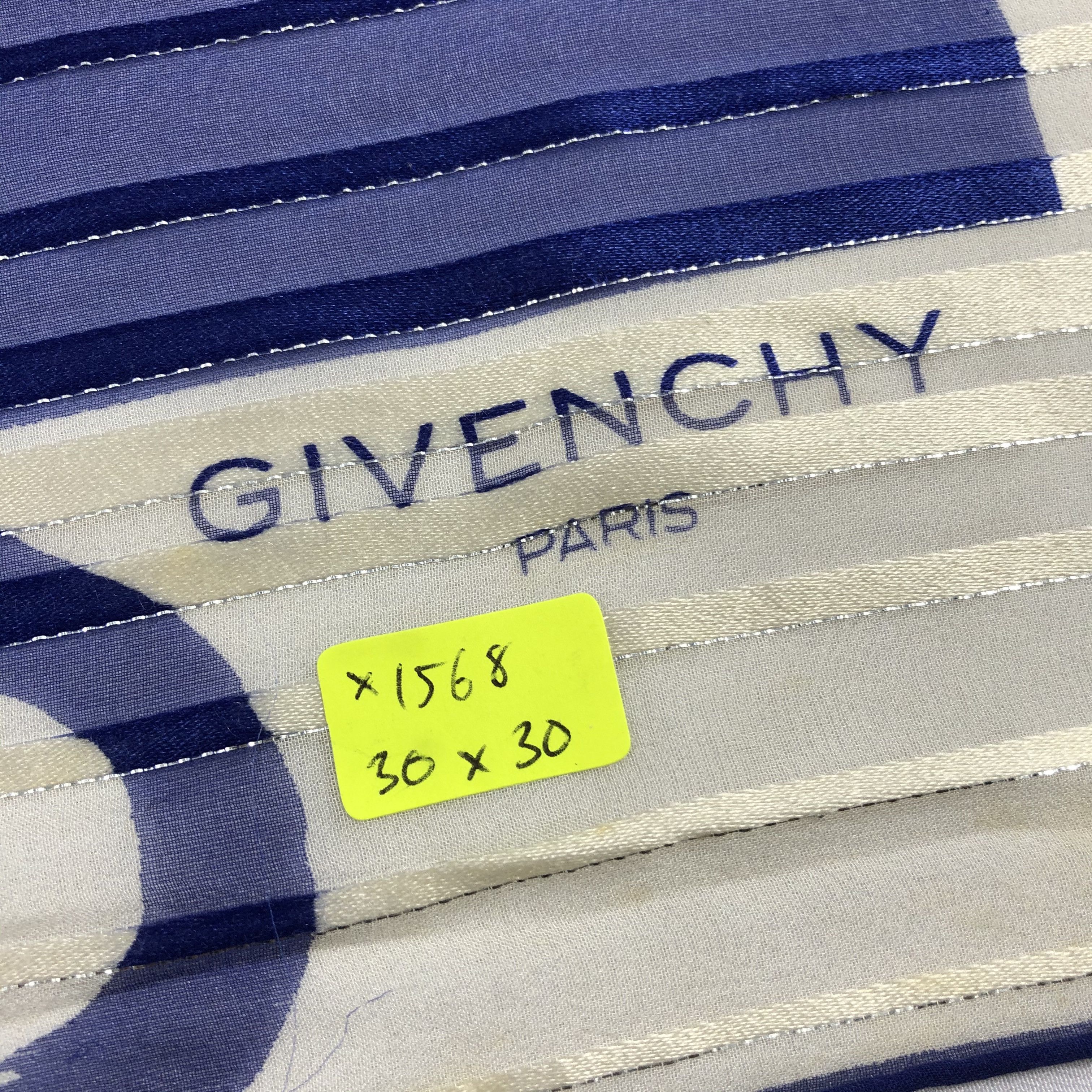Vintage Vintage Givenchy Silk Scarf Size ONE SIZE - 7 Thumbnail