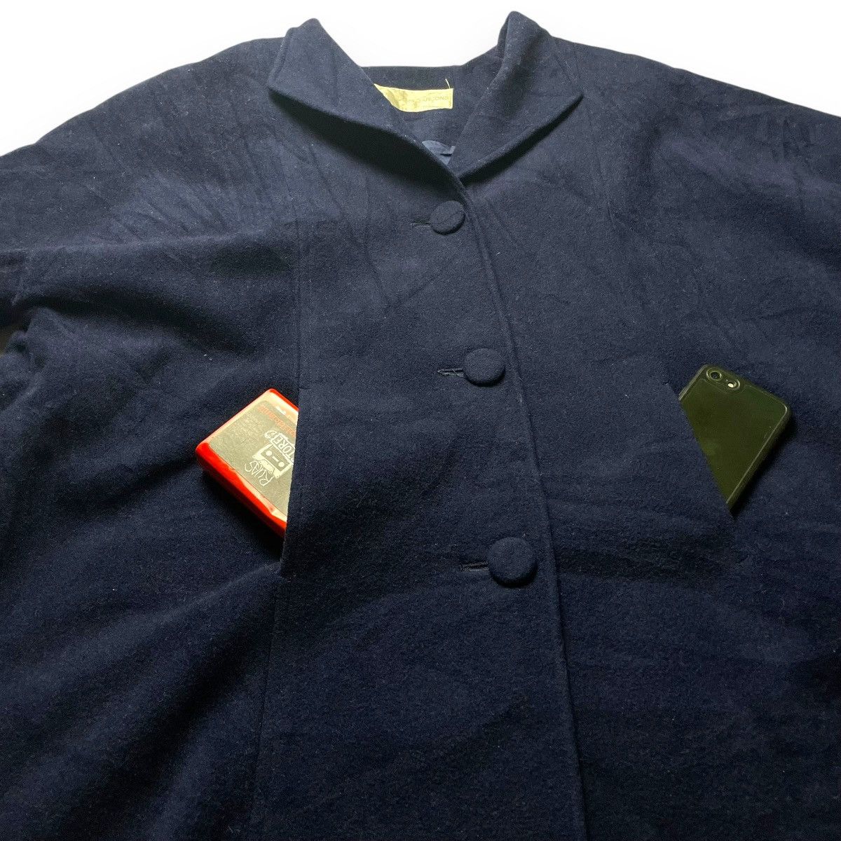 Comme des Garcons 💰BINDING OFFER 💰 VINTAGE COMME DES GARCONS WOOL OVERCOAT Size US XL / EU 56 / 4 - 6 Thumbnail