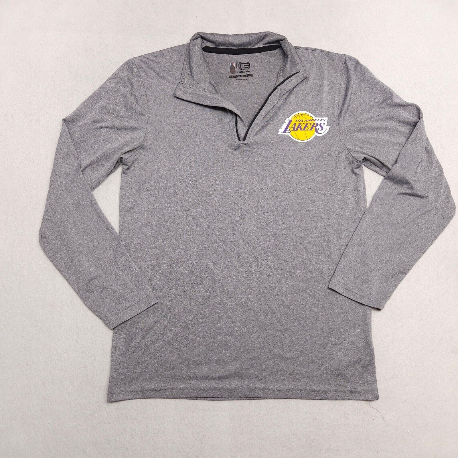 NBA NBA Los Angeles Lakers Pullover Sweatshirt Mens Size S Gray Size US S / EU 44-46 / 1 - 2 Thumbnail