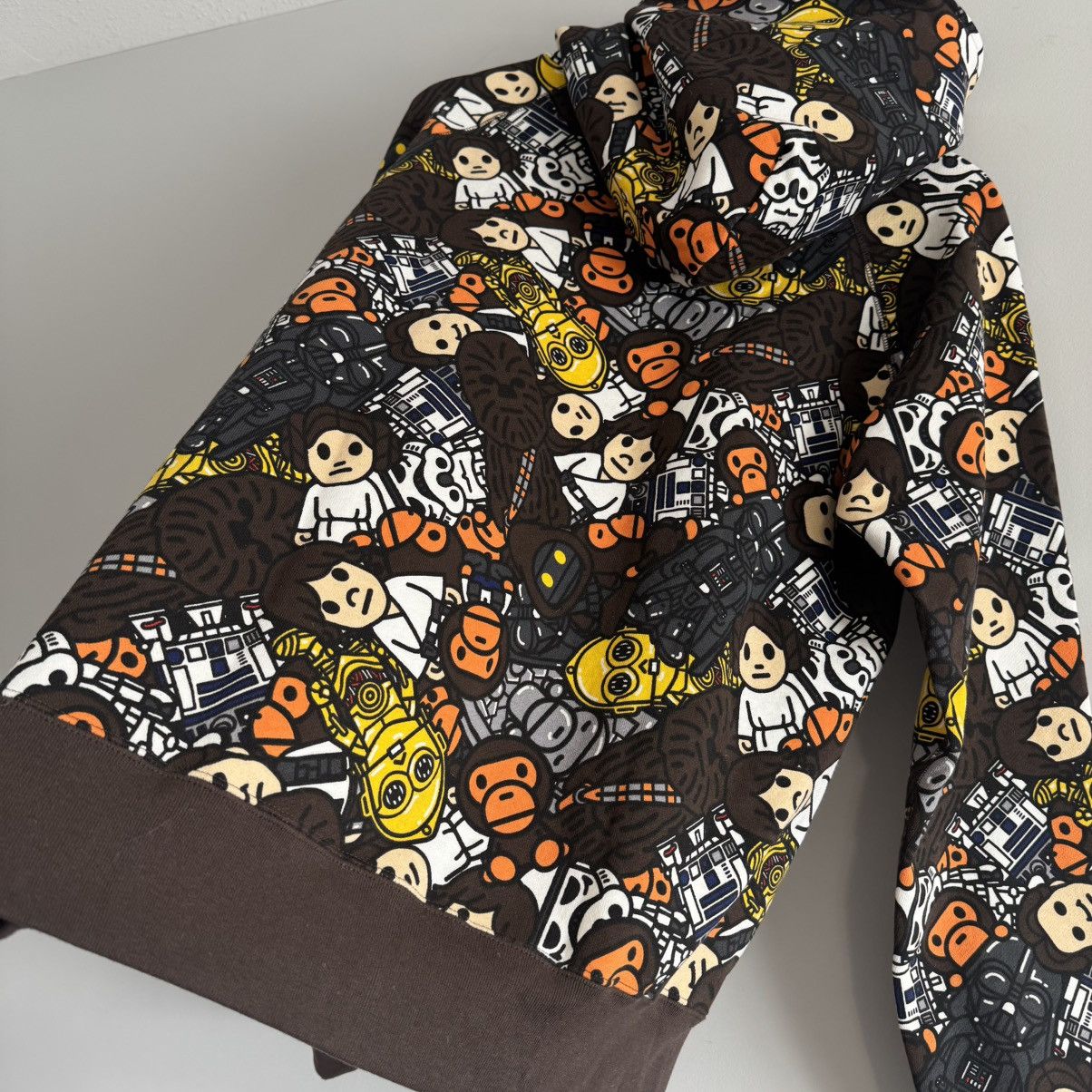Bape × Star Wars Bape Star Wars Full Zip Up Hoodie Size US L / EU 52-54 / 3 - 8 Thumbnail