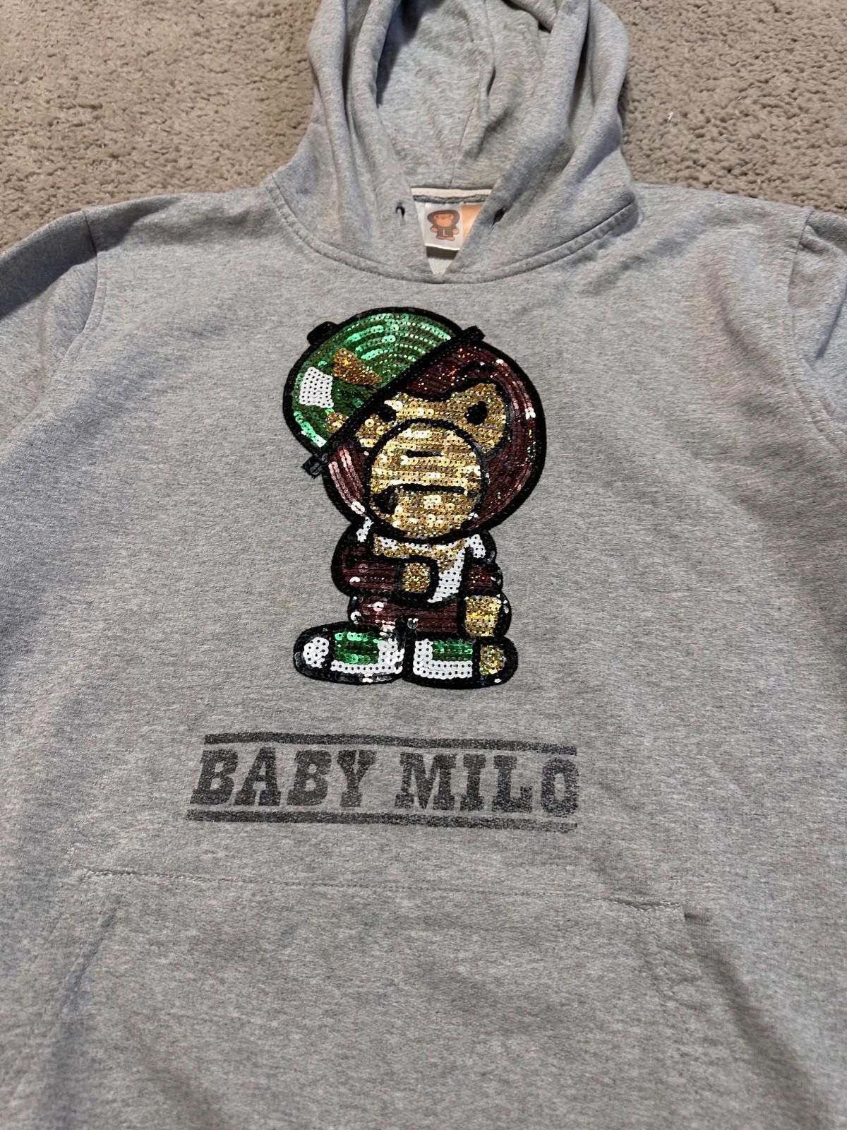 Other Vintage women Bathing Ape Gray Hoodie Bape Baby Milo Size M Size M / US 6-8 / IT 42-44 - 5 Thumbnail