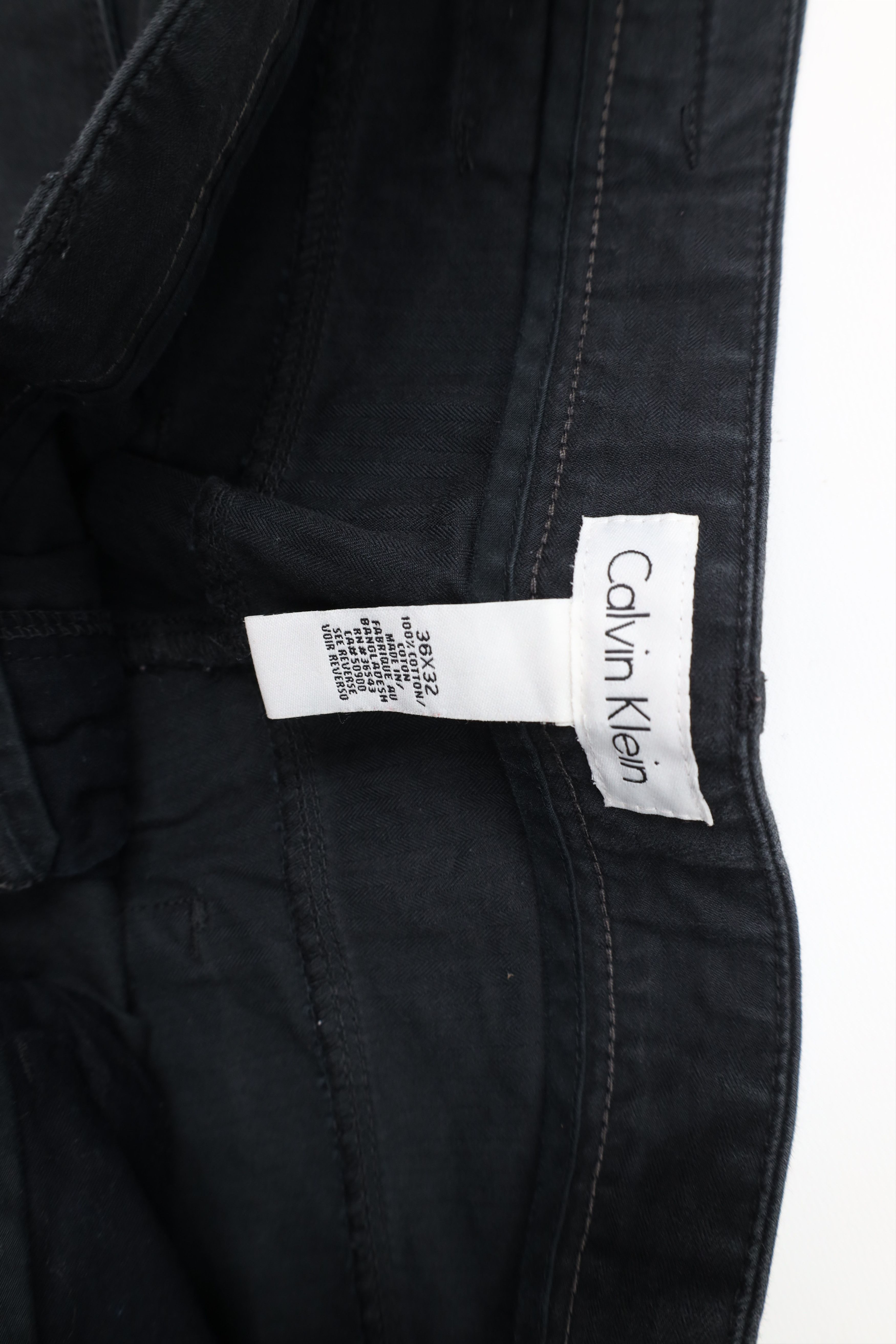 Calvin Klein Vintage Calvin Klein Herringbone Striped Straight Leg Pants Size US 36 / EU 52 - 6 Thumbnail
