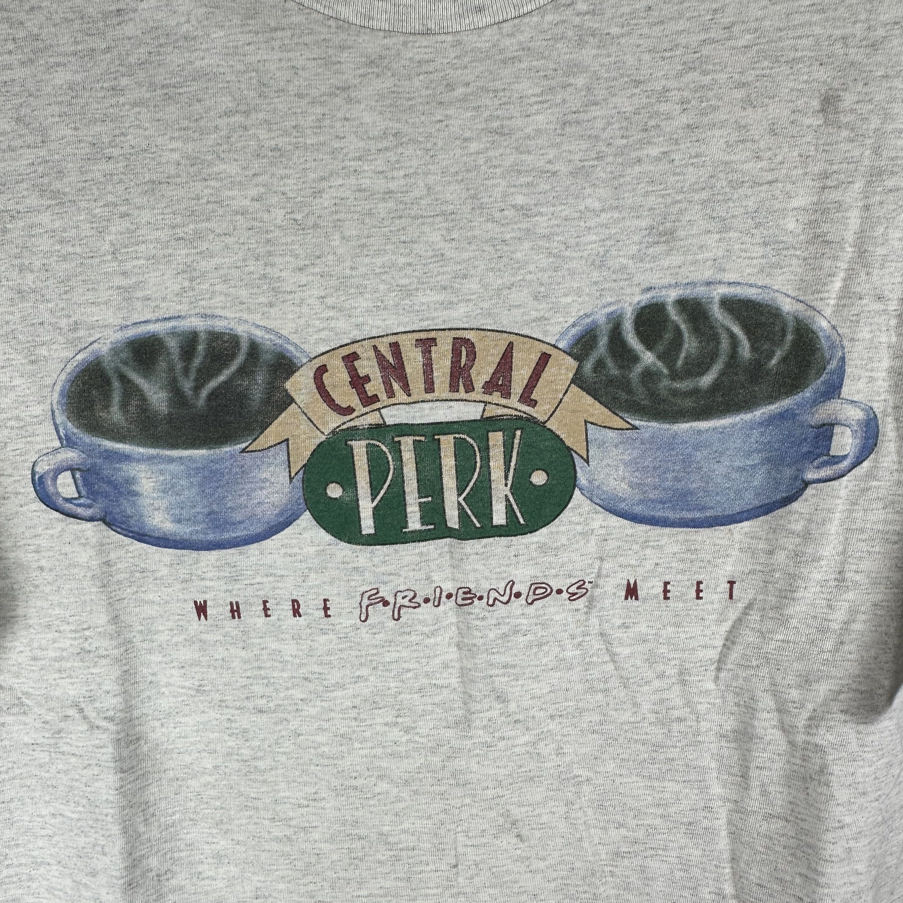 Vintage Vintage 90s Friends TV Show Central Perk Promo T-Shirt Size US XL / EU 56 / 4 - 2 Thumbnail