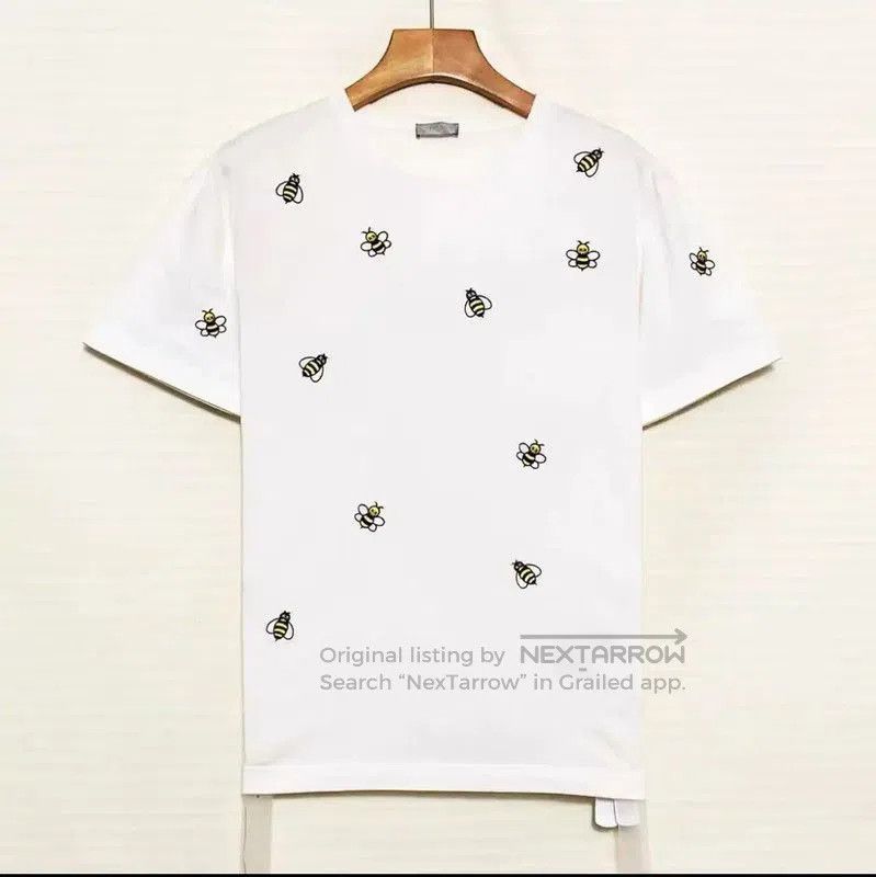 Dior Dior White Cotton Embroidered Short Sleeve T-Shirt . Size US XS / EU 42 / 0 - 1 Thumbnail
